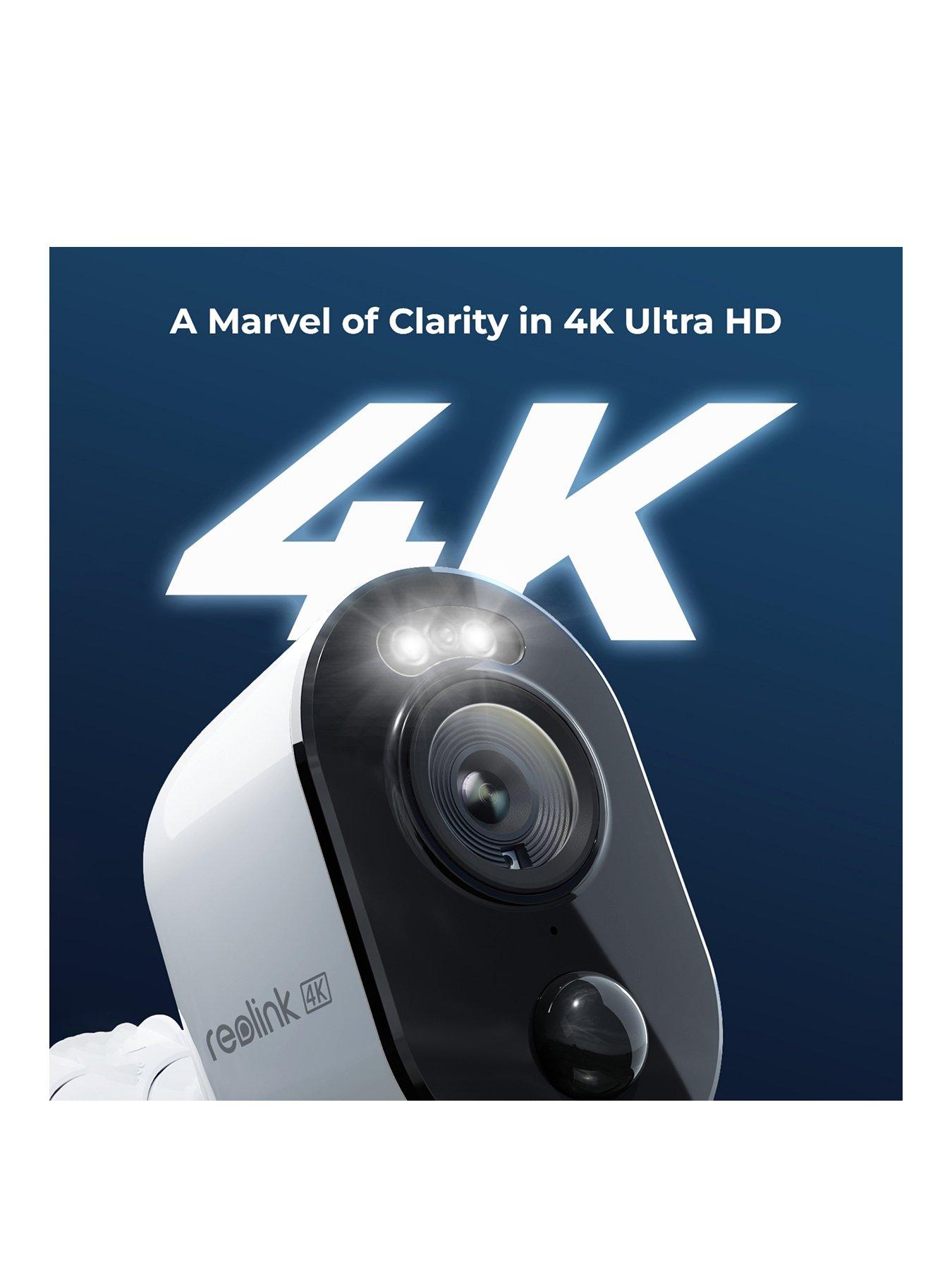 Image 3 of 7 of Reolink 4K Wi-Fi Battery Outdoor Security Camera, Color Night Vision, 2.4/5GHz Wi-Fi, Argus Series B350&amp;Solar Panel 2+64GB SD Card