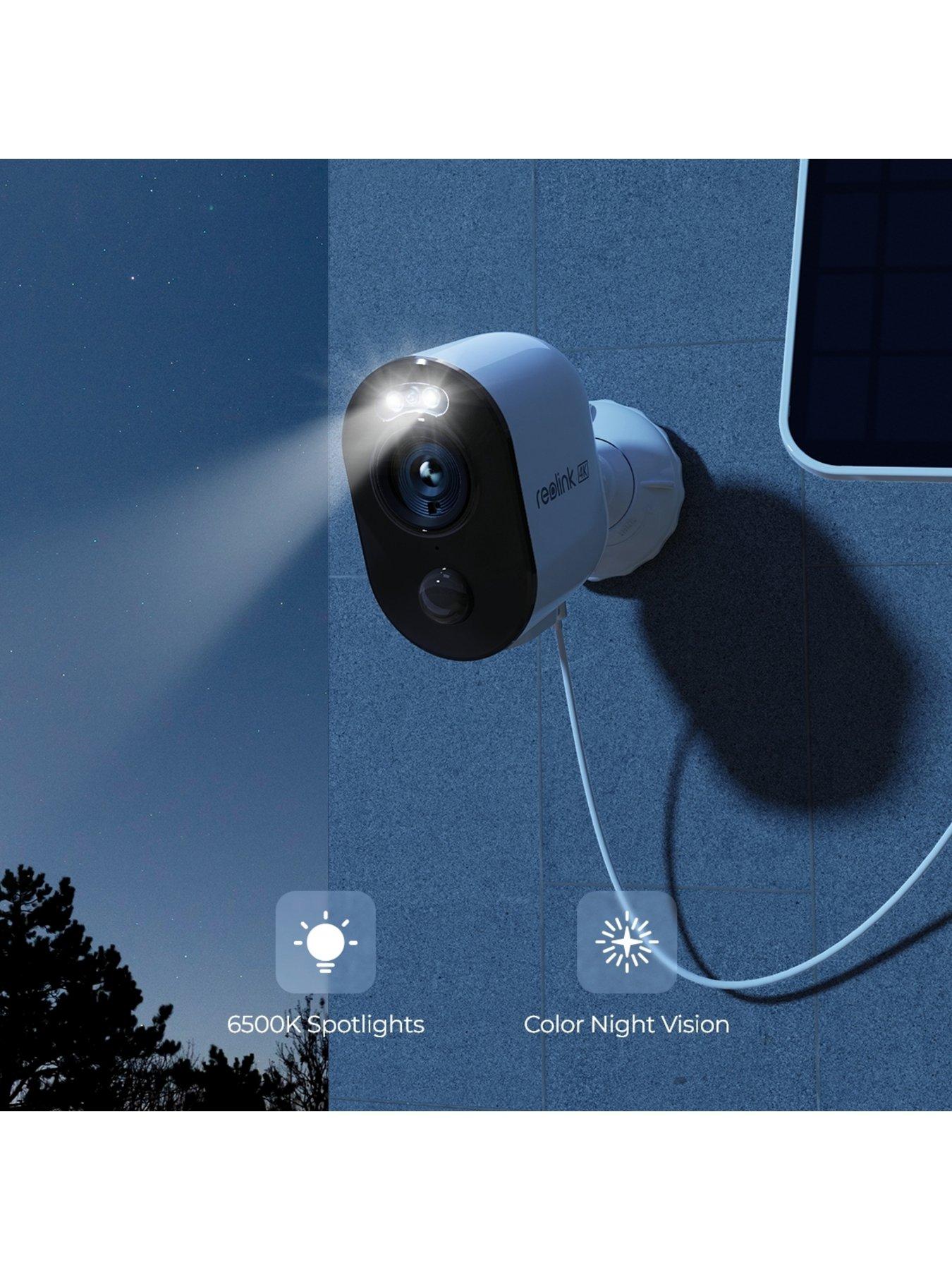 Image 5 of 7 of Reolink 4K Wi-Fi Battery Outdoor Security Camera, Color Night Vision, 2.4/5GHz Wi-Fi, Argus Series B350&amp;Solar Panel 2+64GB SD Card