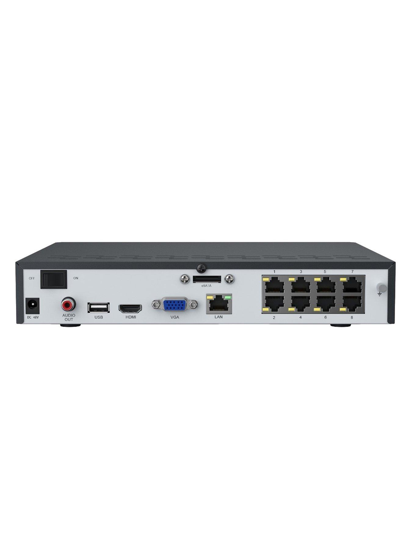  image of reolink-4k-uhd-nvr-poe-ai-8ch-4x-dome-kit-2tb