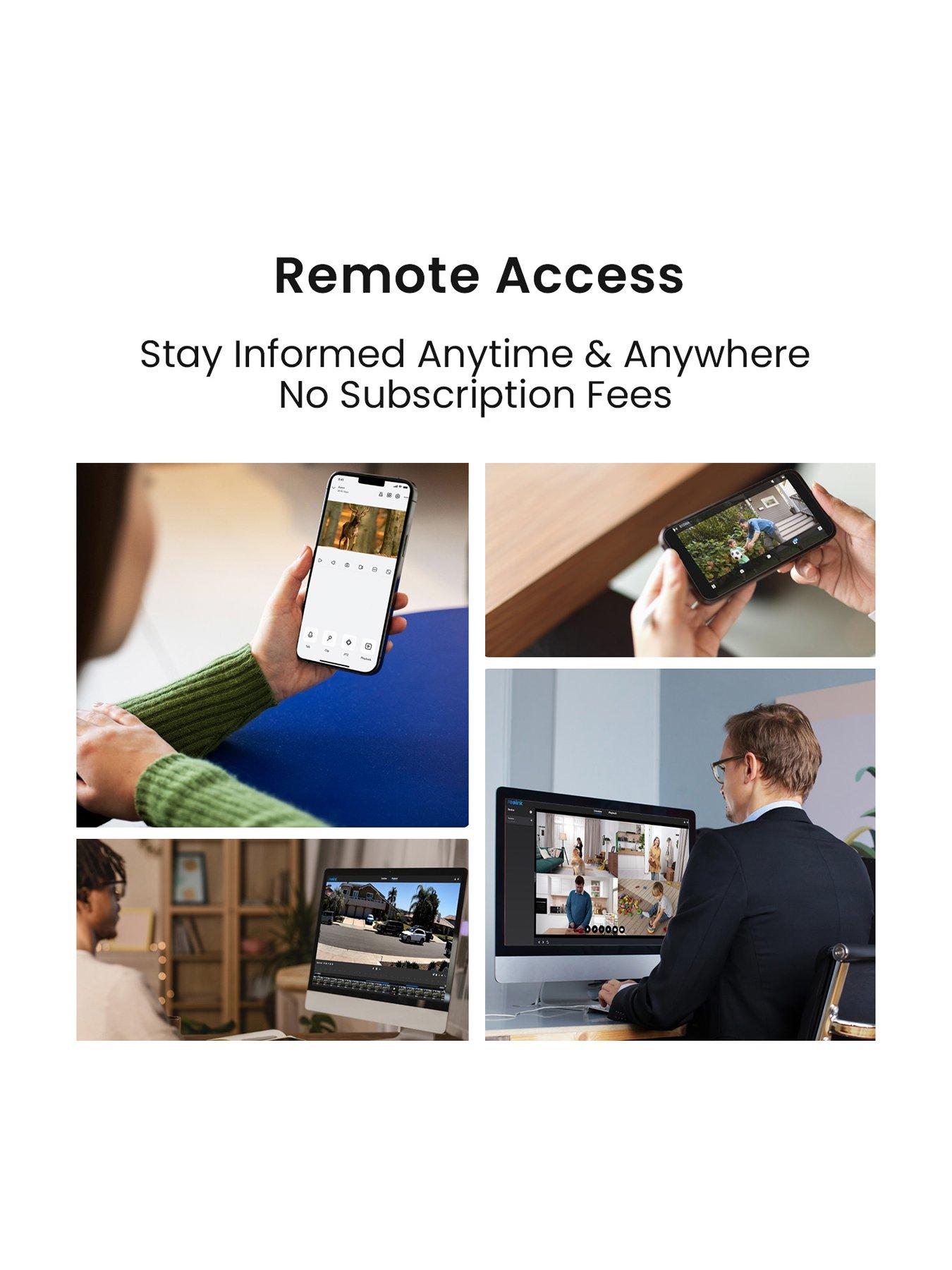 Image 3 of 7 of Reolink 4K Dual-Lens Outdoor Camera, 2.4/5Ghz Wi-Fi, Auto-Zoom Tracking, Pan&amp;Tilt, Night Vision Trackmix Series W760+64GB SD Card