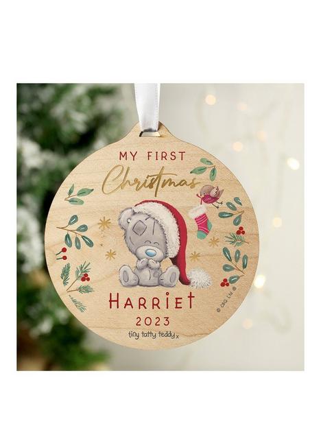 the-personalised-memento-company-personalised-tiny-tatty-teddy-1st-christmas-bauble
