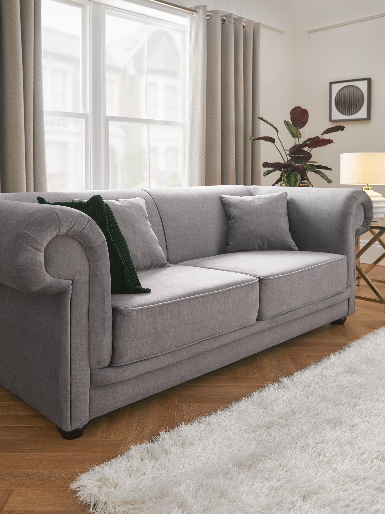 Littlewoods grey store sofa