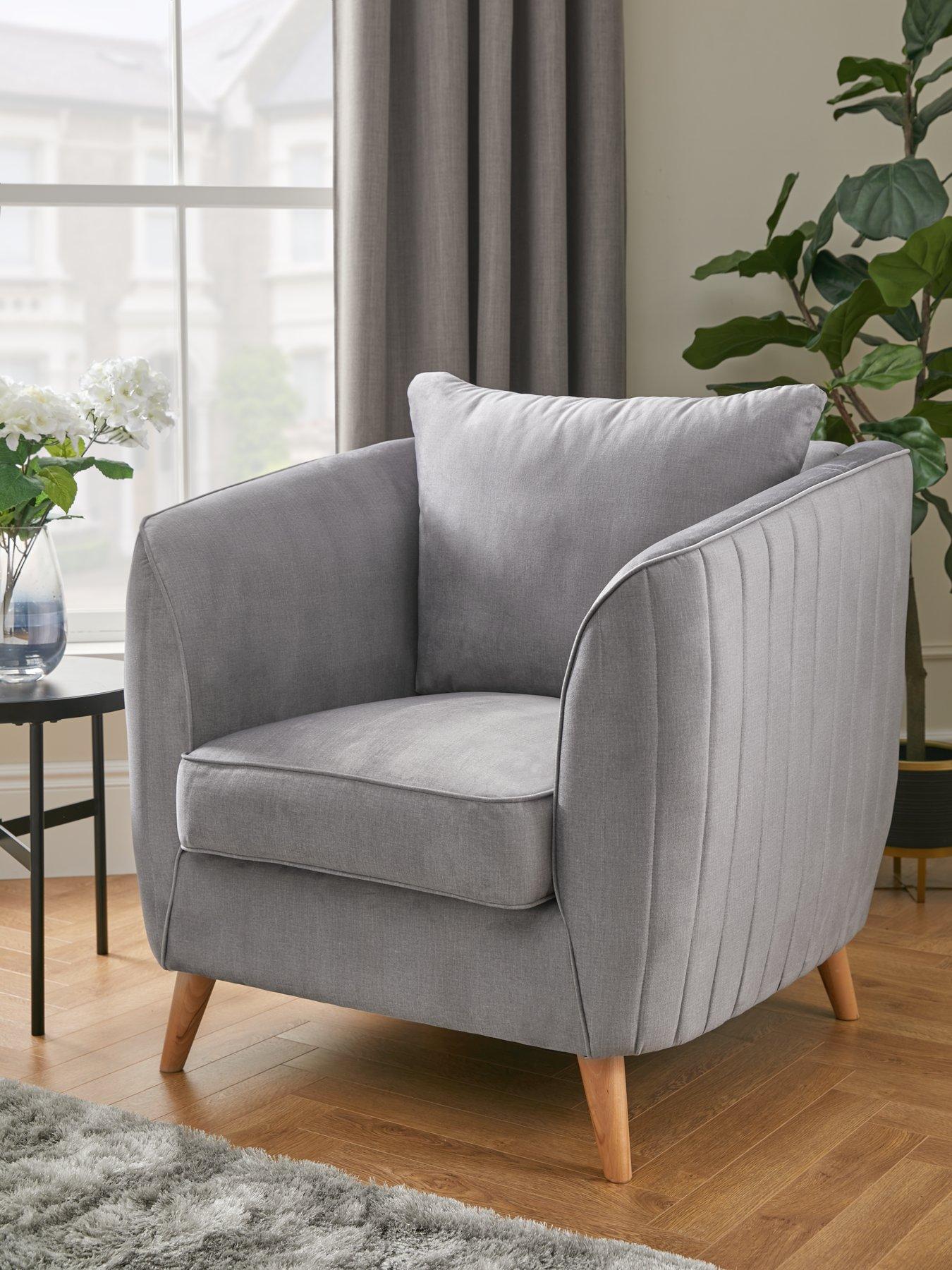 Very Home Enzo Fabric Armchair FSC Certified littlewoods