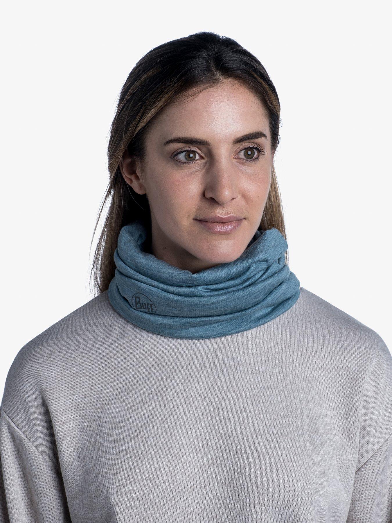 Buff Merino Lightweight Neckwarmer - Blue