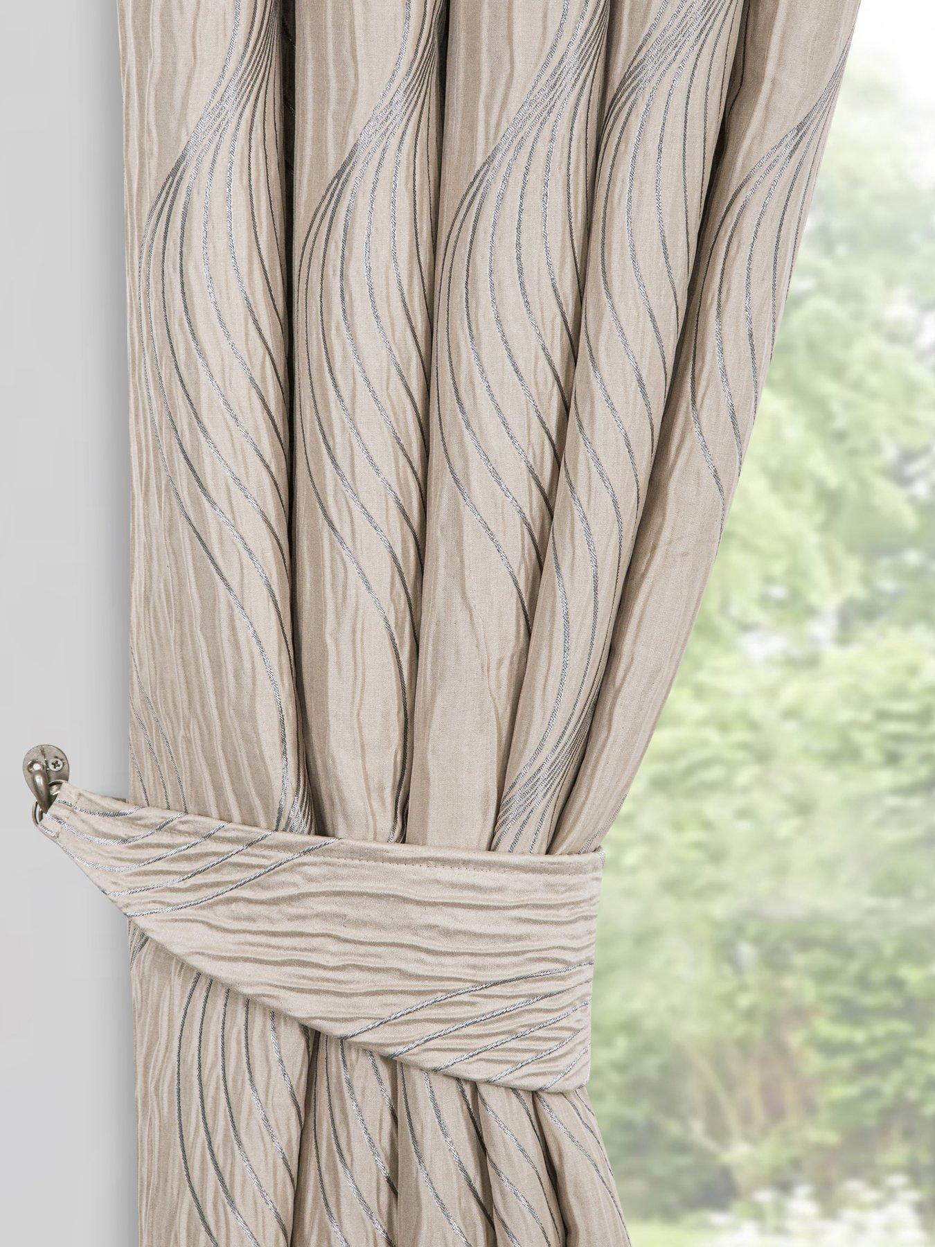 undefined Zen Pencil Pleat Tieback Pair