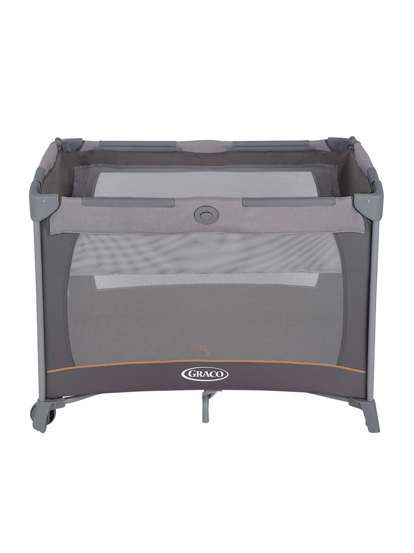Image 3 of 7 of Graco Contour with Bassinet Travel Cot - Pebble