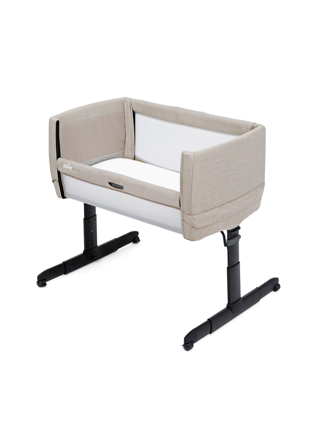 undefined Roomie Go Bedside Crib - Clay