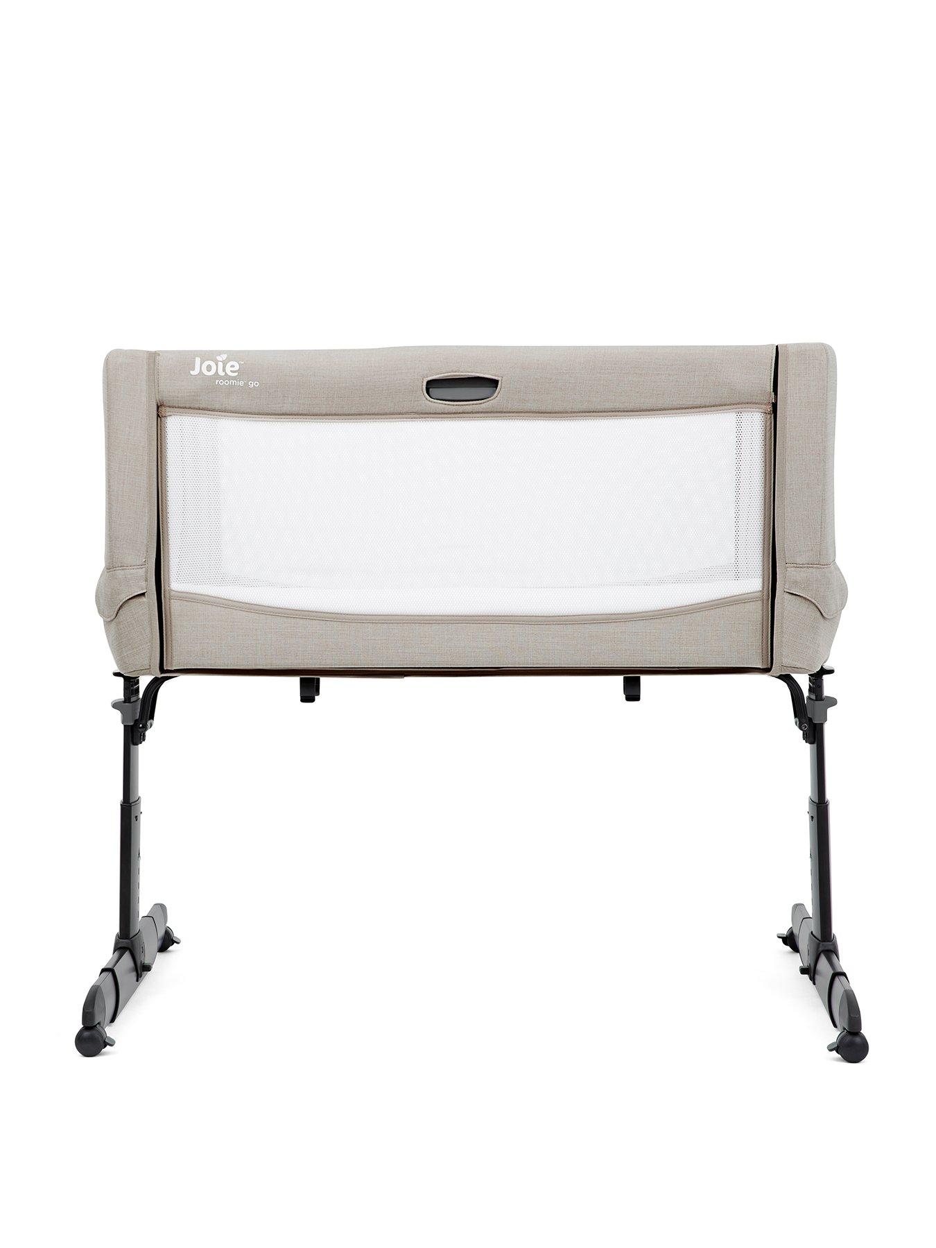  image of joie-roomie-go-bedside-cribnbsp--clay