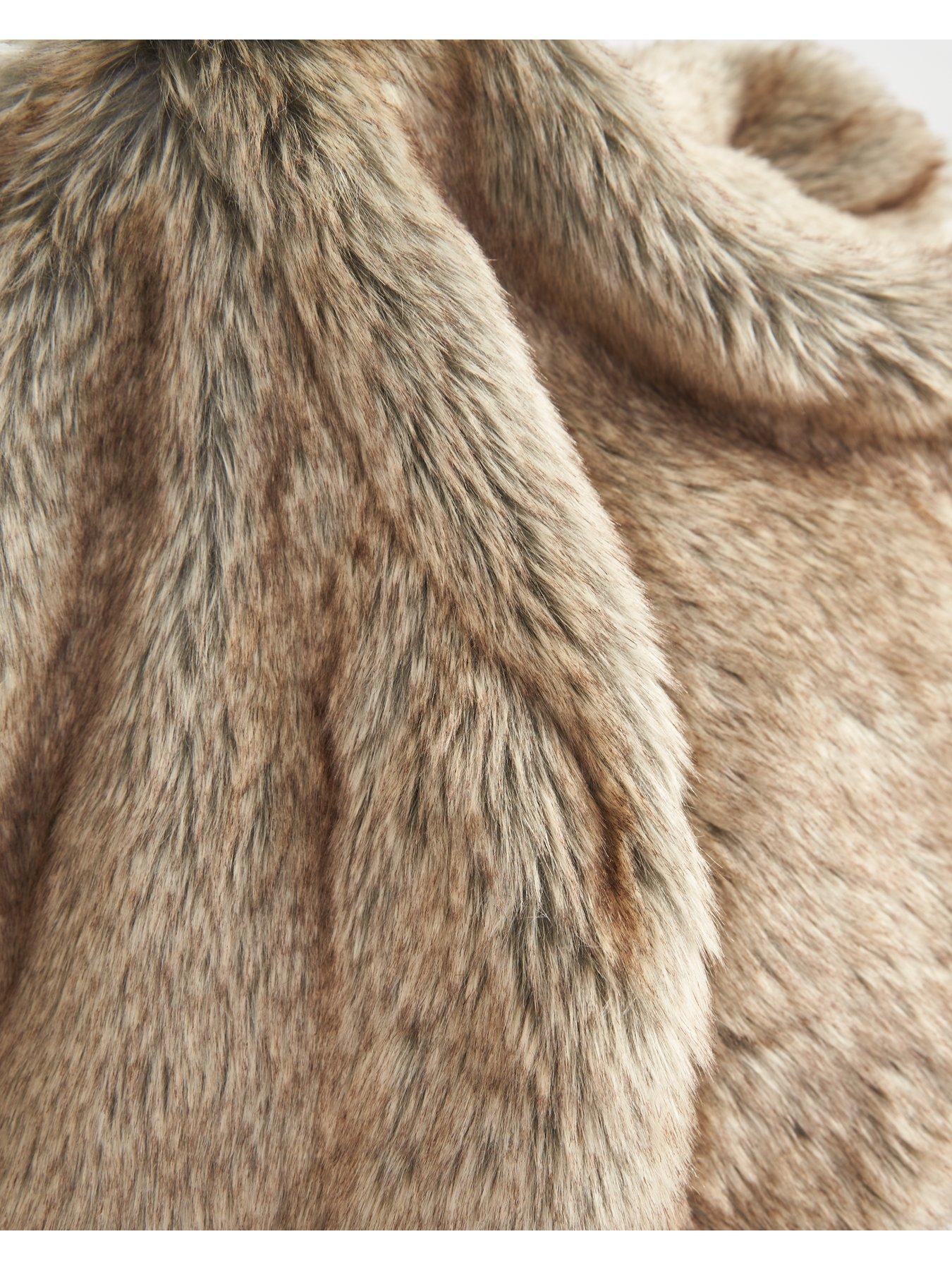 Image 3 of 4 of The Very Collection Bear Faux Fur Beanbag