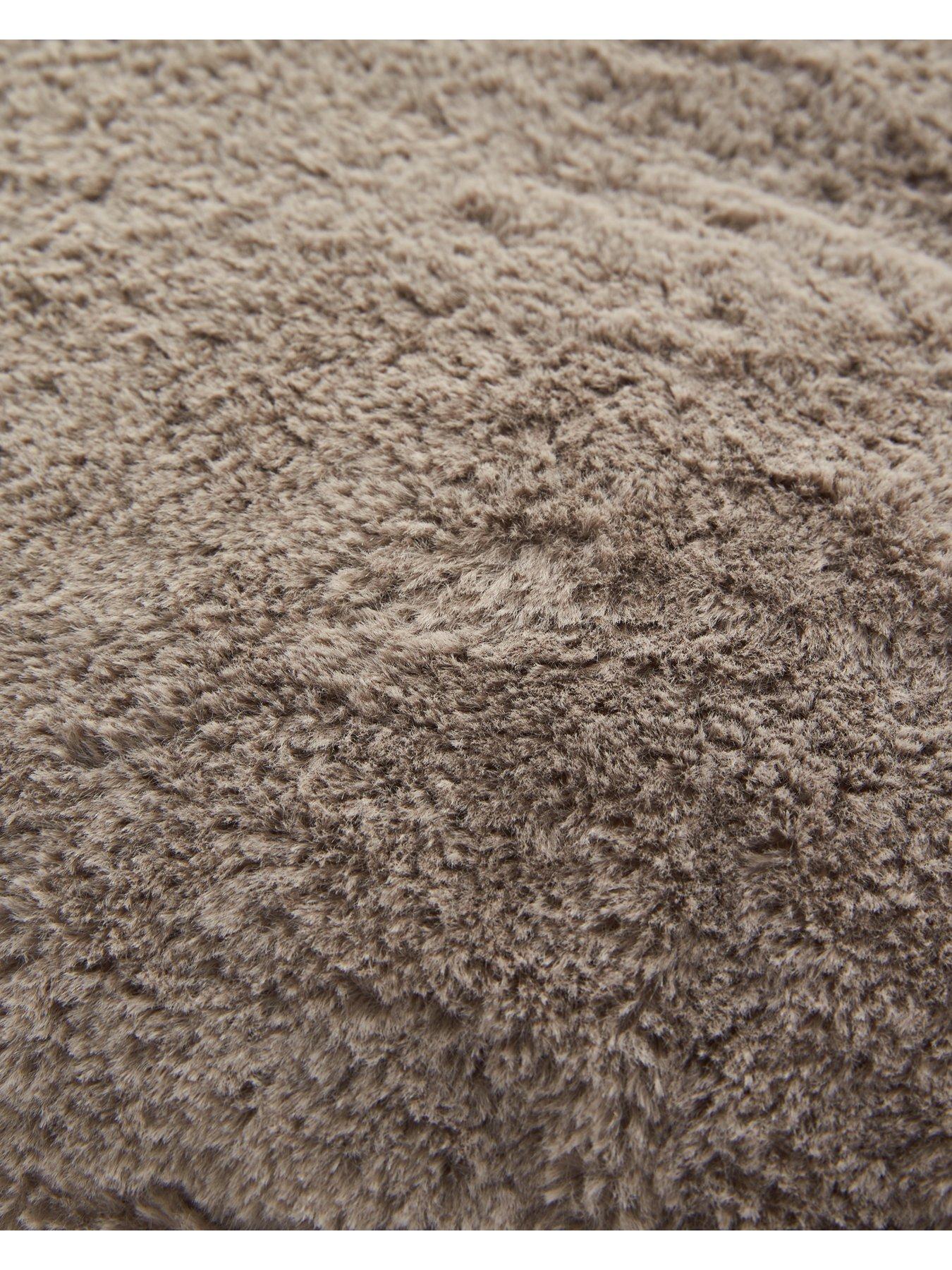 image of faux-fur-footstool