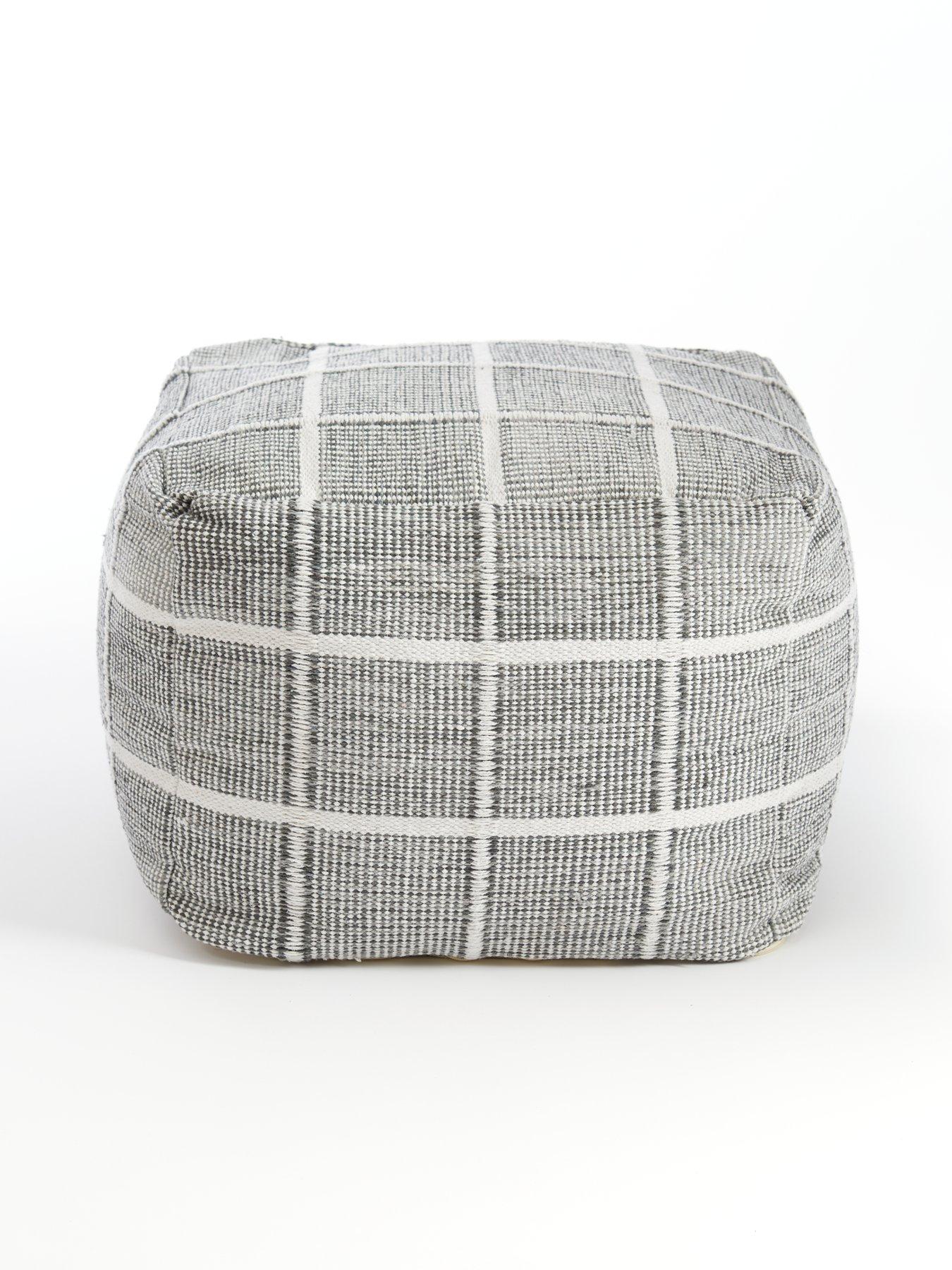 The Very Collection Check Footstool