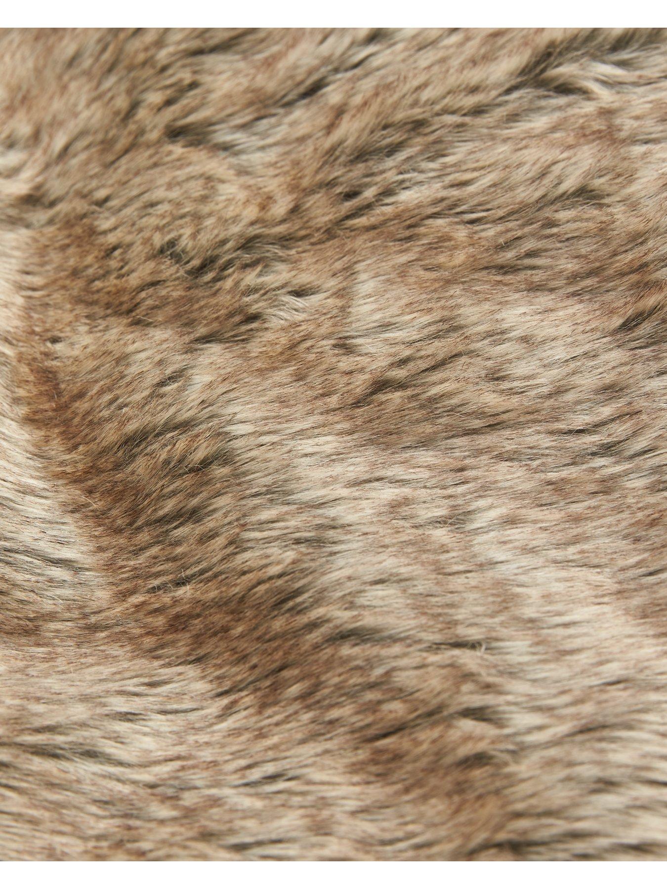 Image 4 of 4 of The Very Collection Bear Faux Fur Lounger