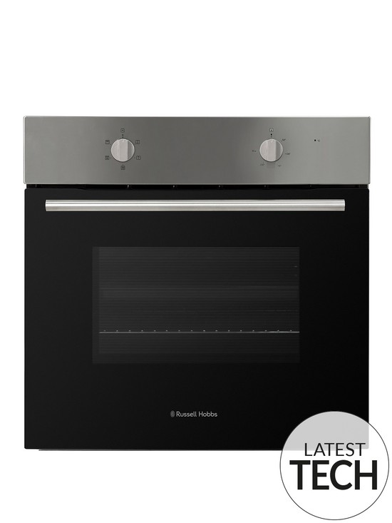 front image of russell-hobbs-rhfeo7004ss-stainless-steel-70l-built-in-electric-fan-oven