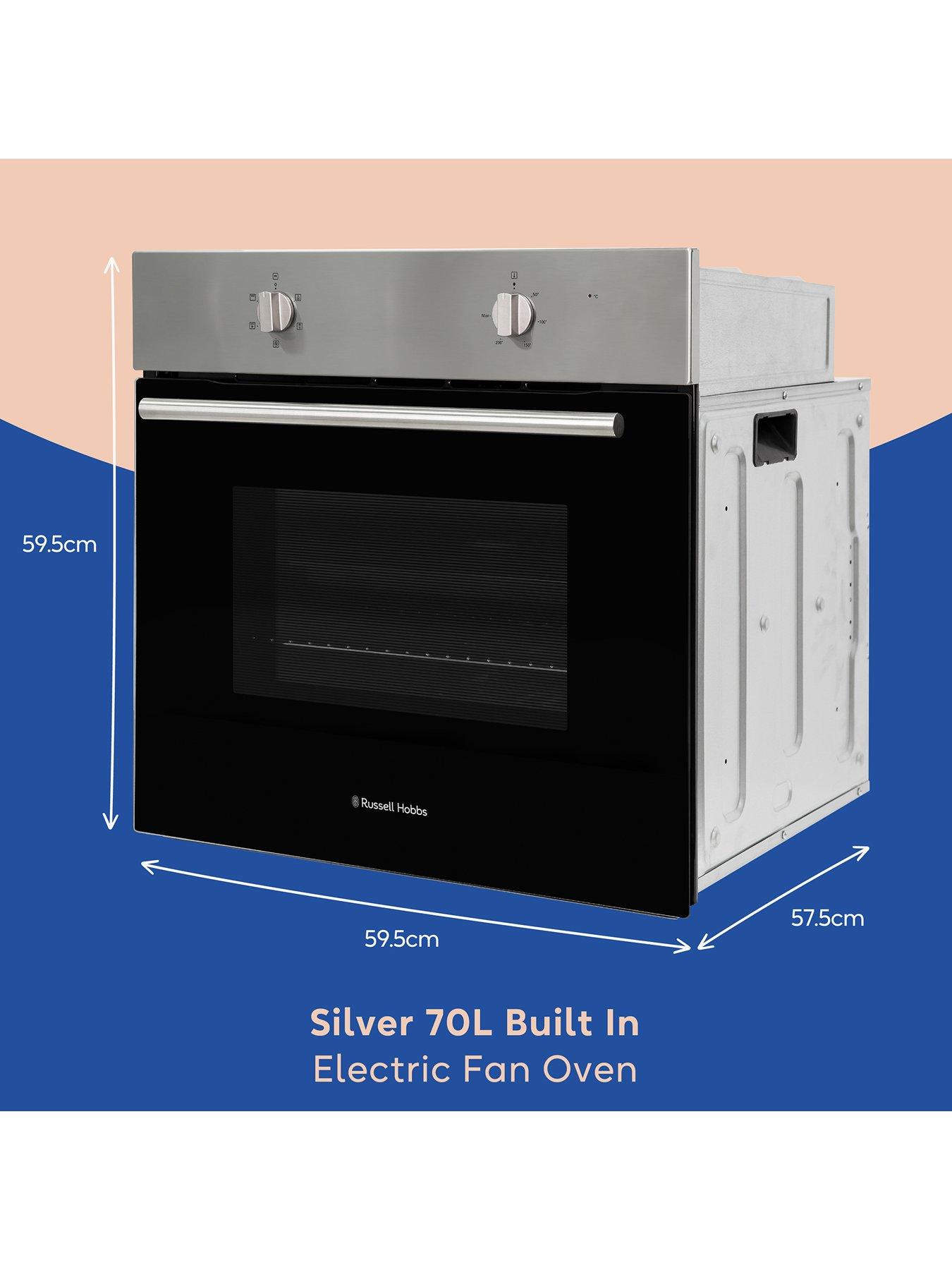 image of russell-hobbs-rhfeo7004ss-stainless-steel-70l-built-in-electric-fan-oven