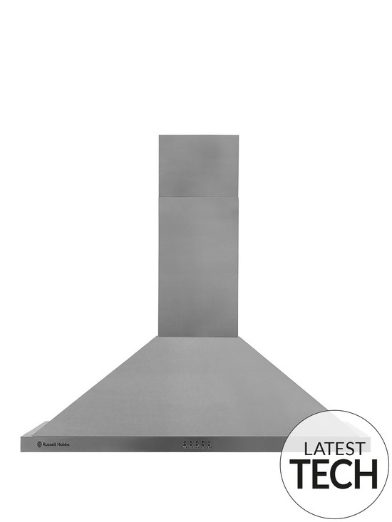 front image of russell-hobbs-rhsch901ss-m-90cm-wide-stainless-steel-chimney-cooker-hood-stainless-steel