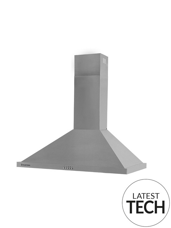 stillFront image of russell-hobbs-rhsch901ss-m-90cm-wide-stainless-steel-chimney-cooker-hood-stainless-steel