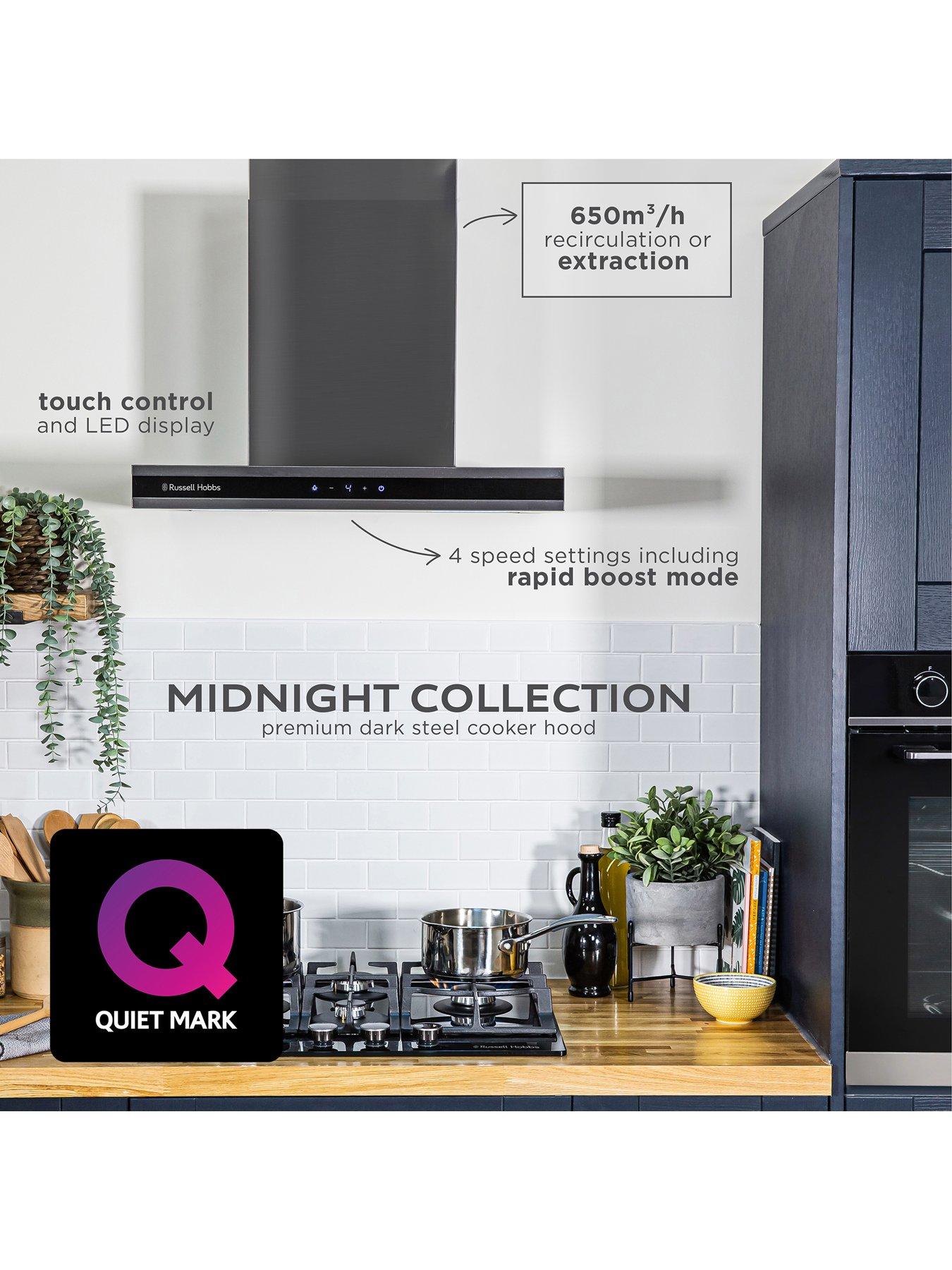  image of russell-hobbs-midnight-rhgch603ds-60cm-t-shaped-chimney-cooker-hood-dark-steel