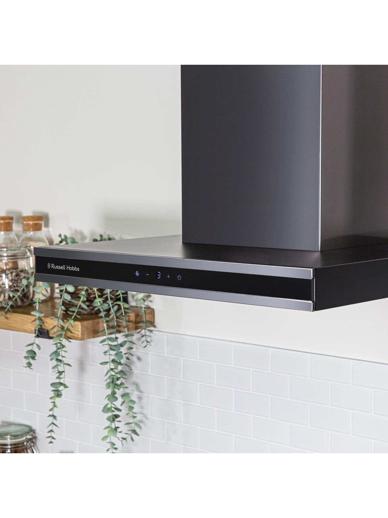  image of russell-hobbs-midnight-rhgch603ds-60cm-t-shaped-chimney-cooker-hood-dark-steel