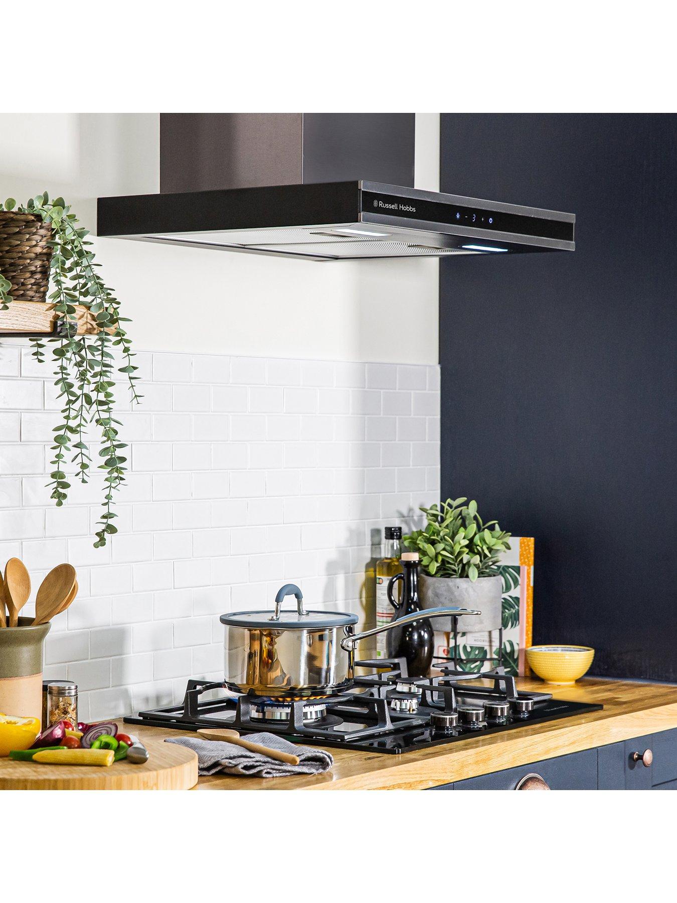  image of russell-hobbs-midnight-rhgch603ds-60cm-t-shaped-chimney-cooker-hood-dark-steel
