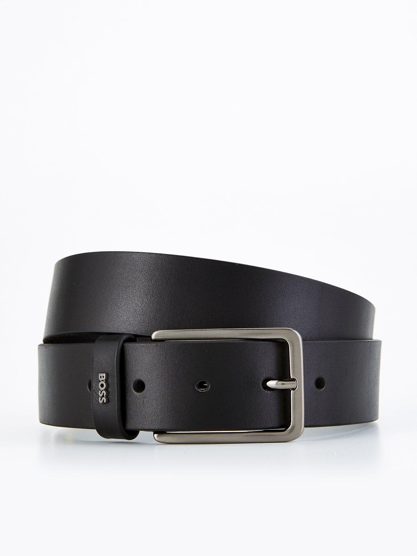 BOSS Calis Logo Belt - Black