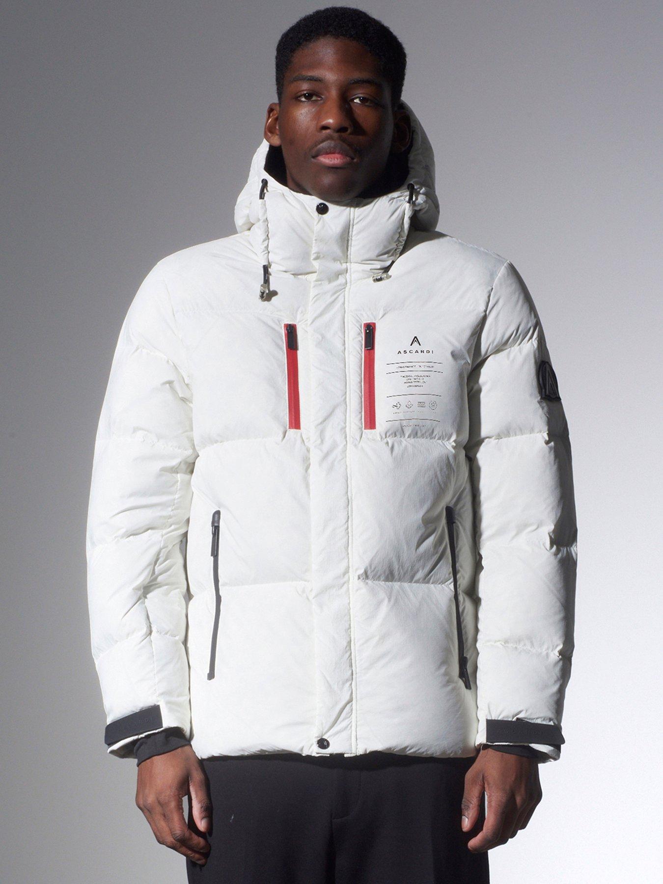 White on sale padded jacket