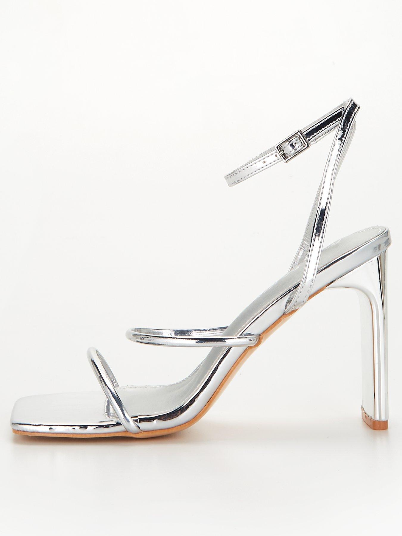 Public desire outlet silver heels