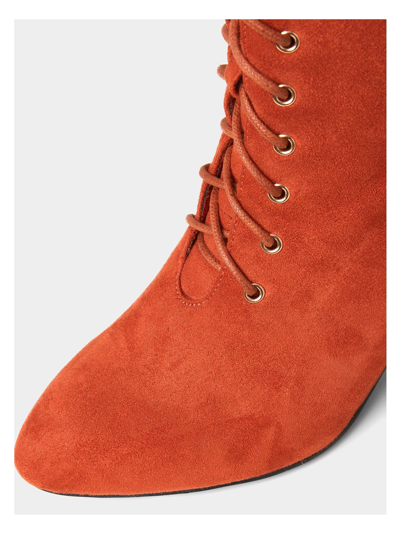 Rust orange outlet boots