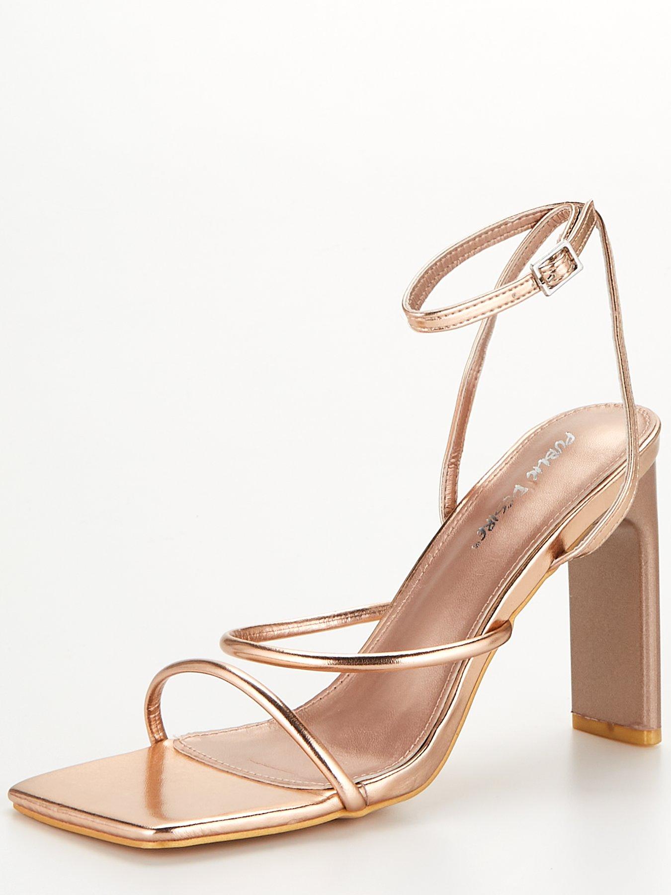 Rose gold heels public desire sale