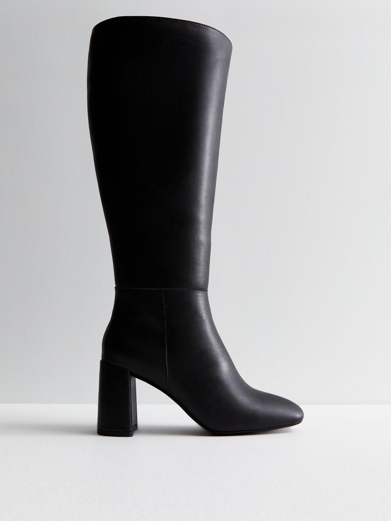 New look ladies knee high boots hotsell