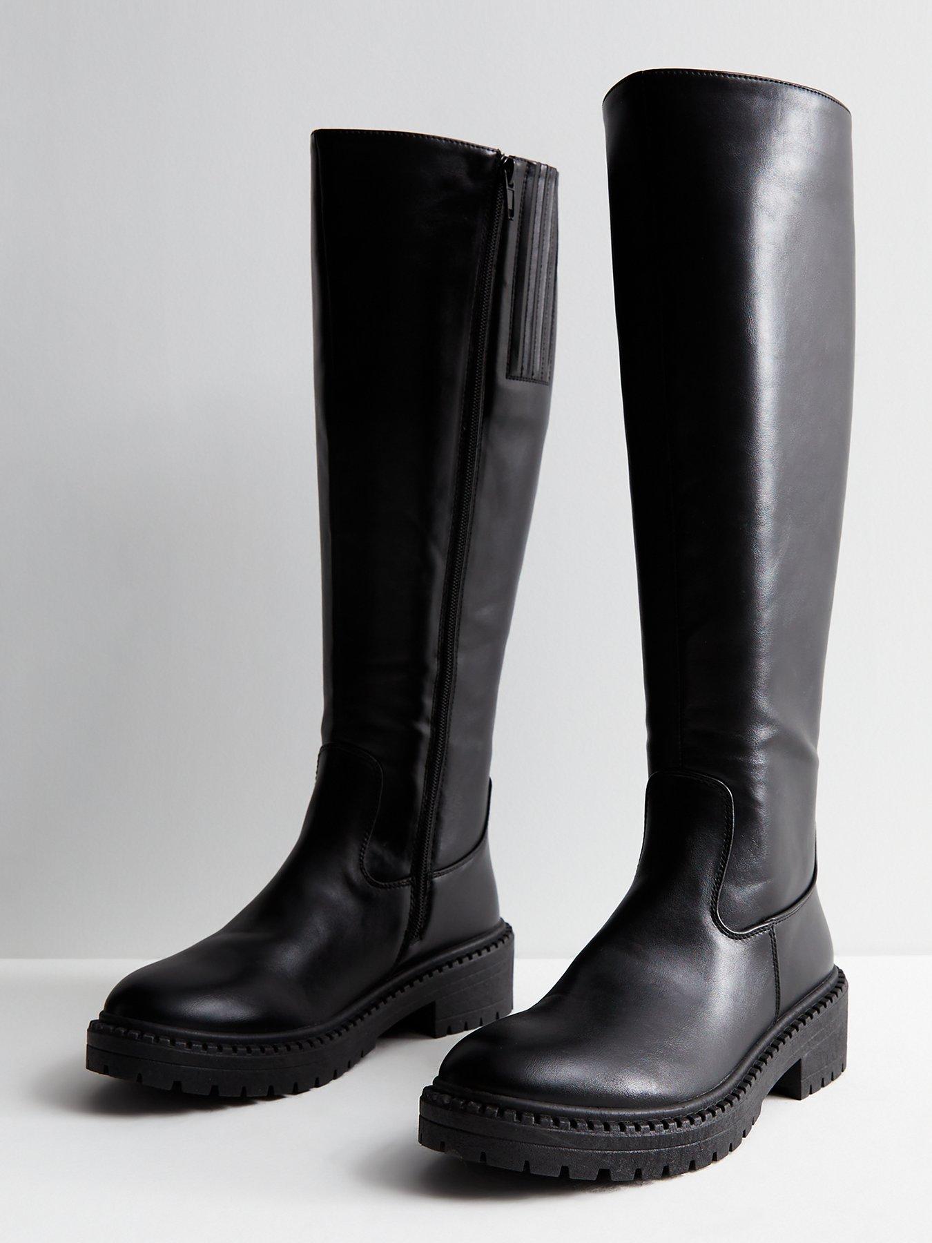 New look chunky boots hotsell