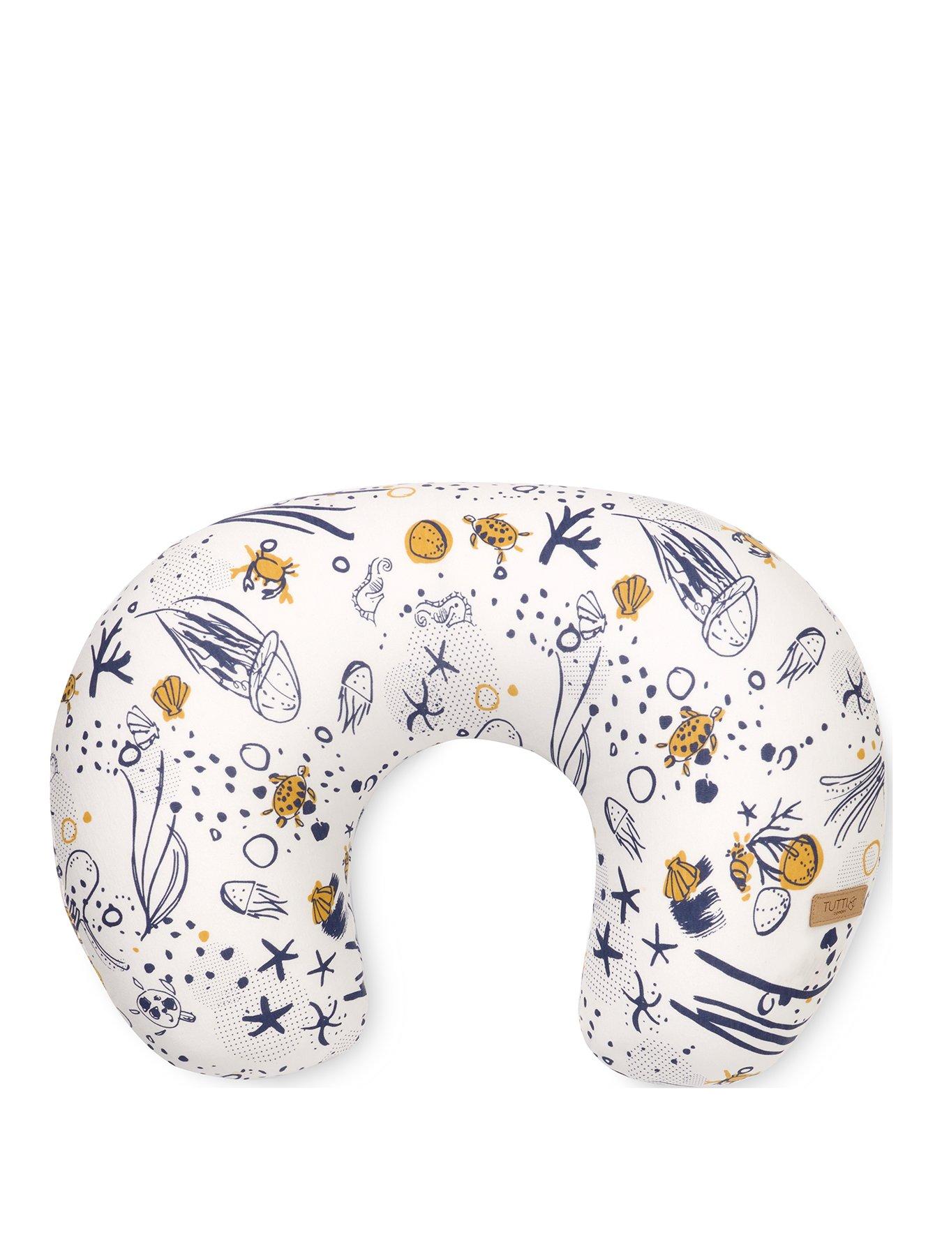  image of tutti-bambini-baby-feeding-nursing-pillow-our-planet-whiteblue