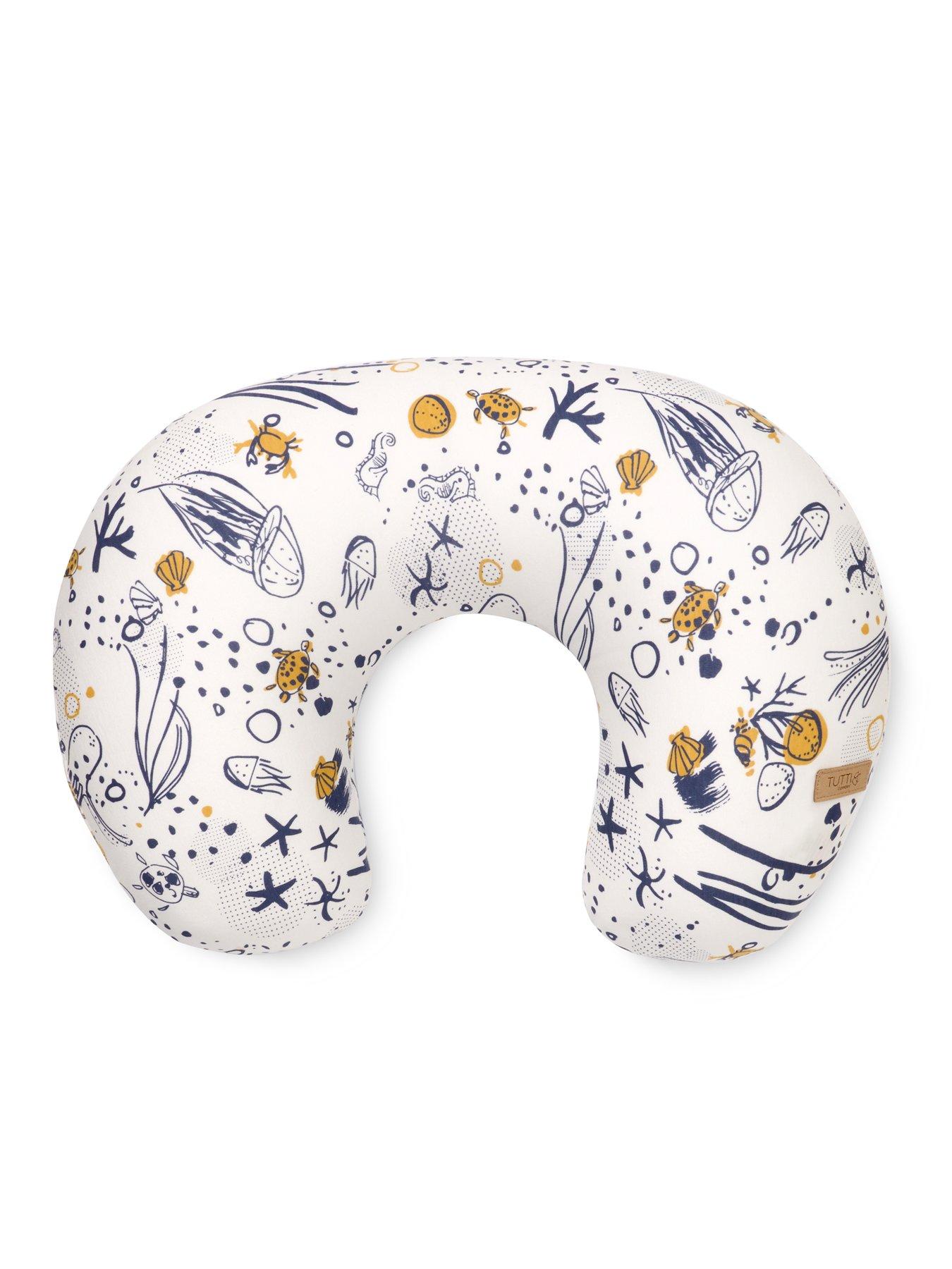  image of tutti-bambini-baby-feeding-nursing-pillow-our-planet-whiteblue