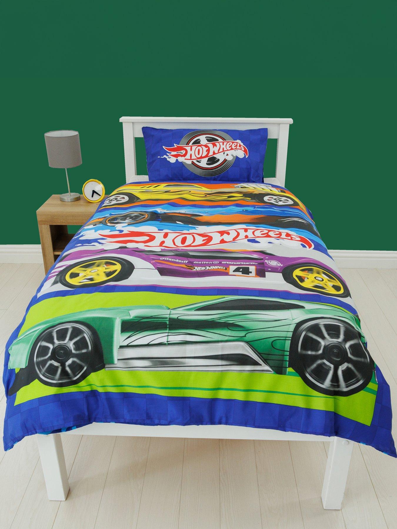 Mattel hot shop wheels bedding set