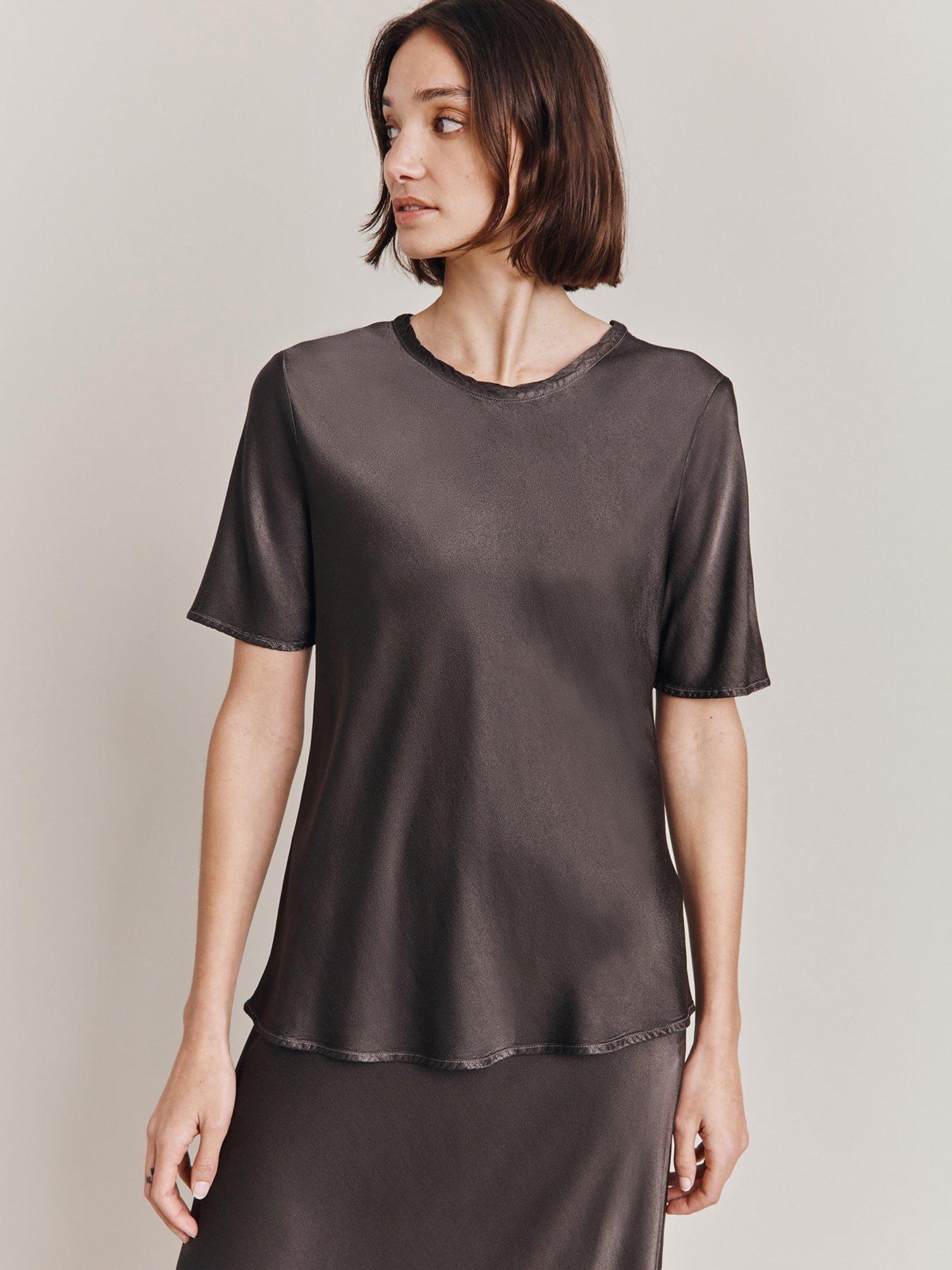 Ghost Ivy Top Dark Charcoal littlewoods