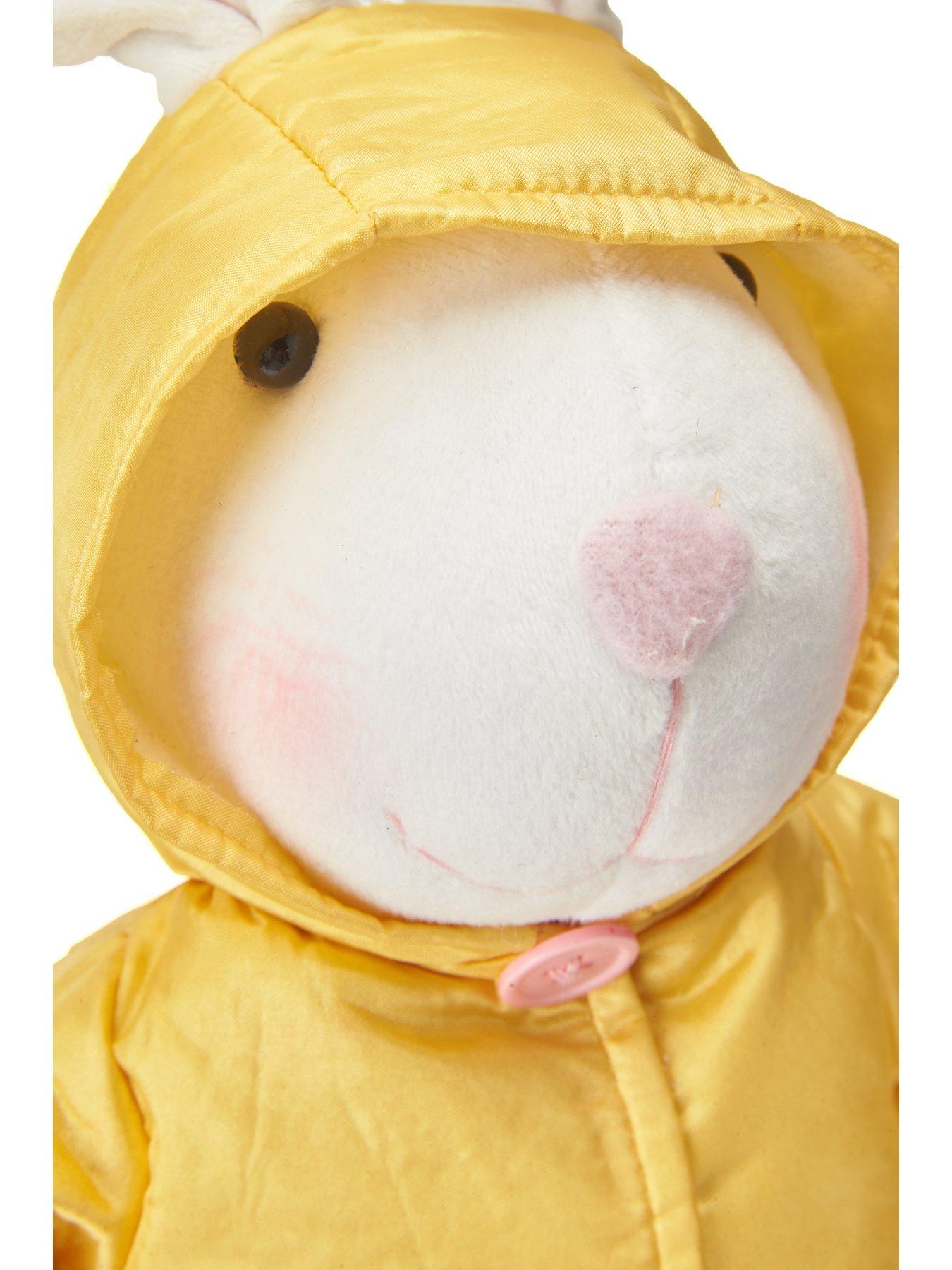 Image 4 of 6 of Very Home 70cm Standing Bunny in Rain Coat Spring/ Easter Decoration