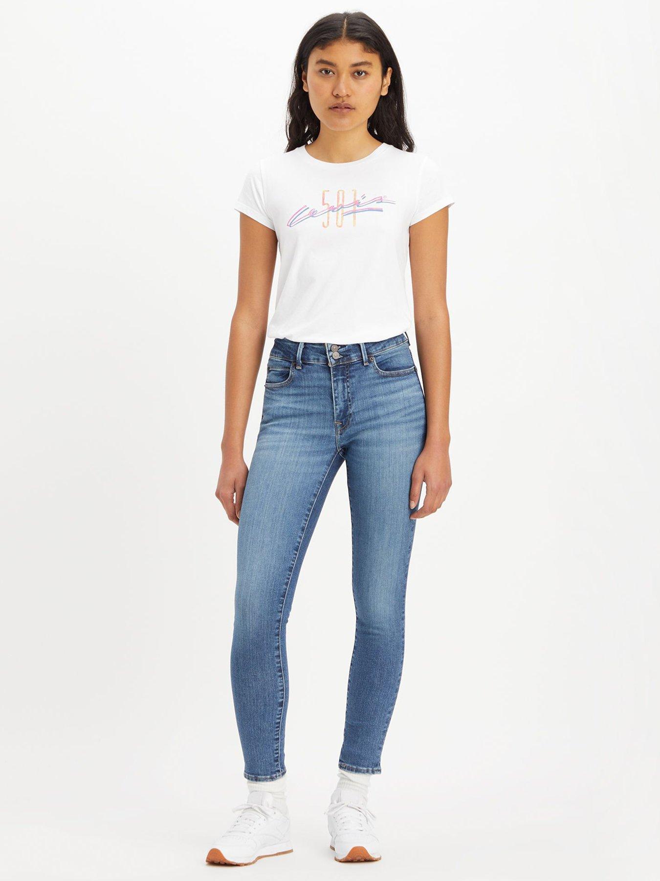 Levi's 711 Mid Rise Skinny Jean - Blue