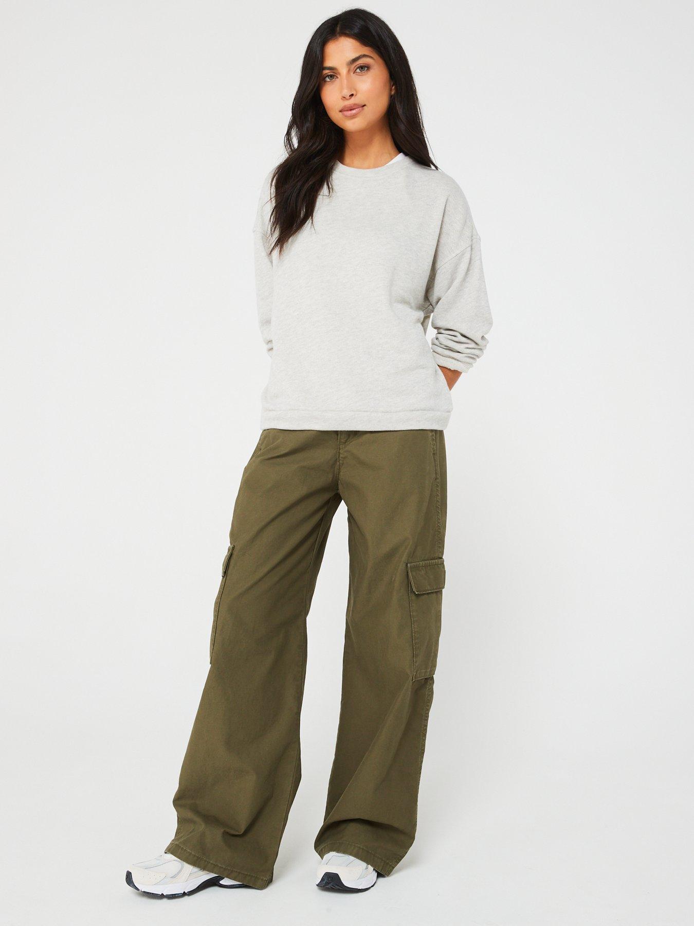 Levi's® BAGGY - Cargo trousers - olive night/olive 