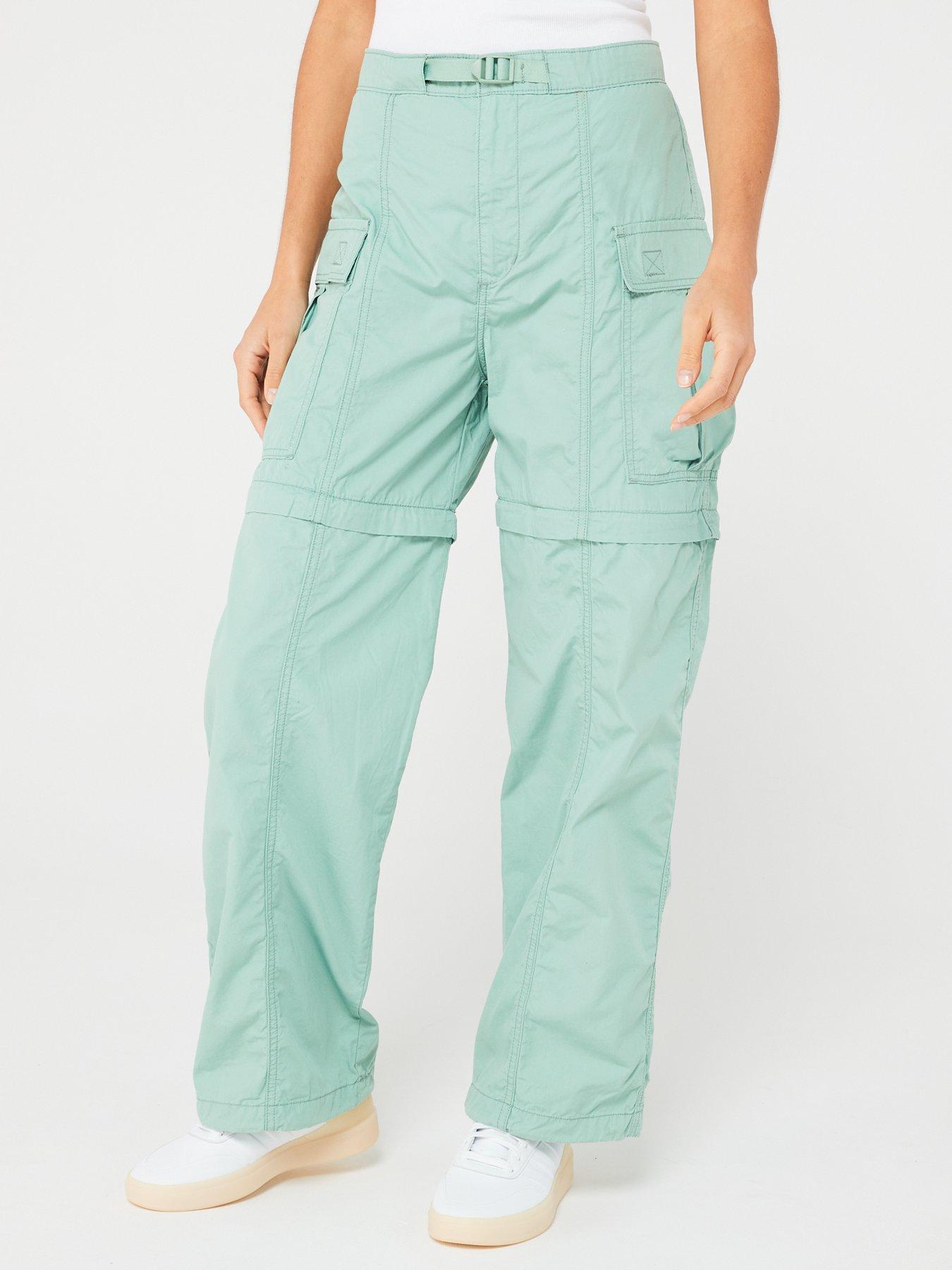 undefined Convertible Cargo Trouser - Granite Green