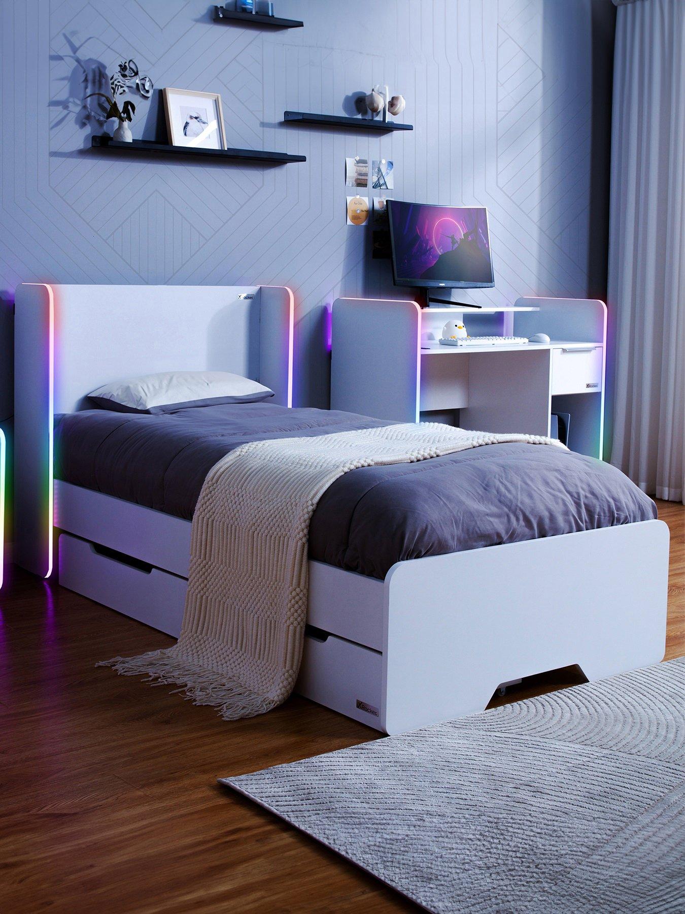 undefined Xrocker Electra Single Bed With Neo Motion App Lighting Control