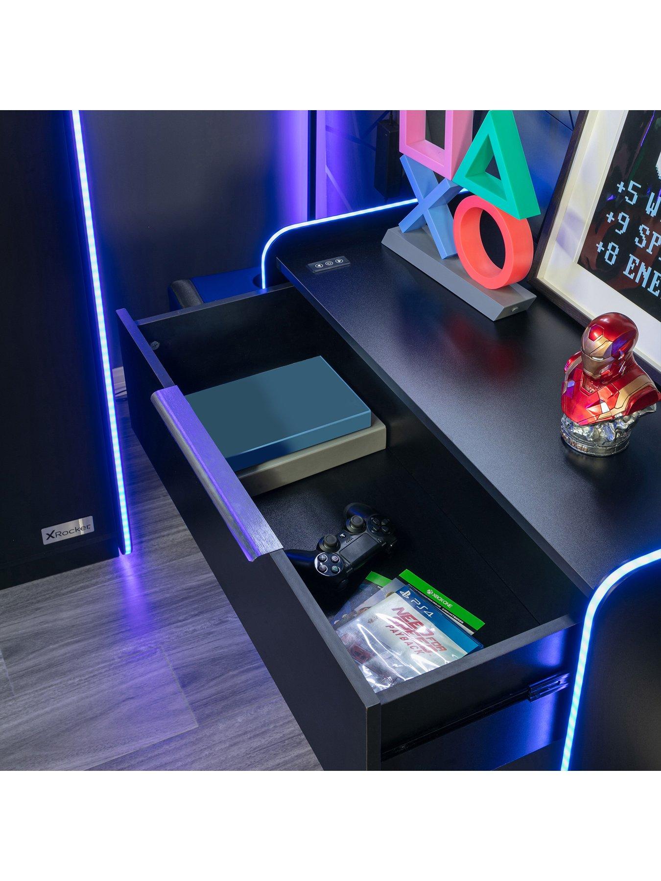 X Rocker Xrocker Electra 3 Drawer Chest With Neo Motion App Lighting ...