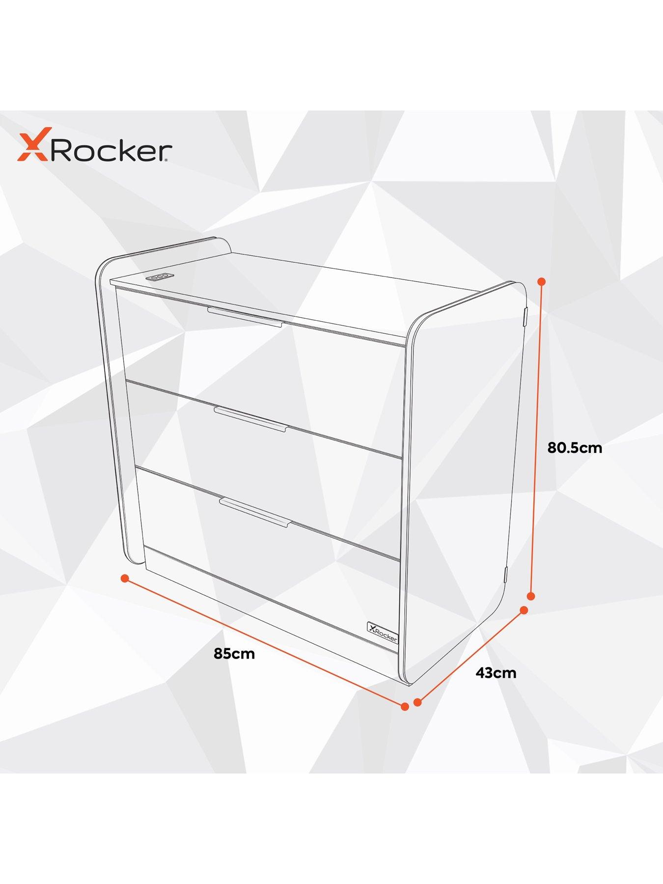 X Rocker Xrocker Electra 3 Drawer Chest With Neo Motion App Lighting ...