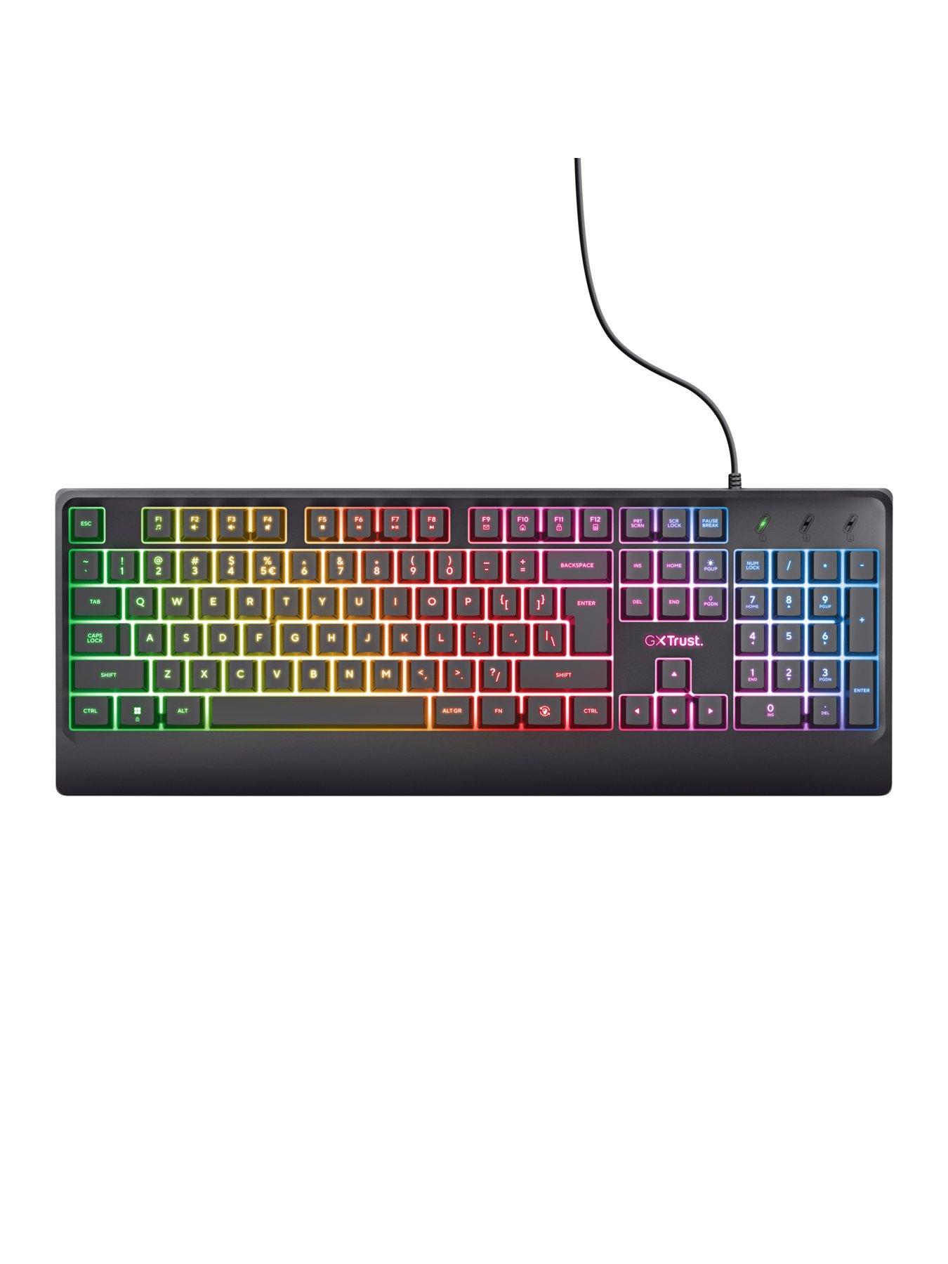  image of trust-gxt-792-quadrox-4-in-1-gaming-bundle-gaming-headset-light-up-keyboard-amp-mouse-mousepad-ndash-blacknbsp