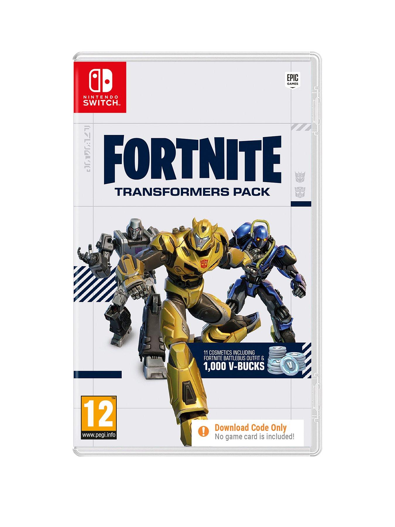 Nintendo Switch Fortnite: Transformers Pack (Code In Box)