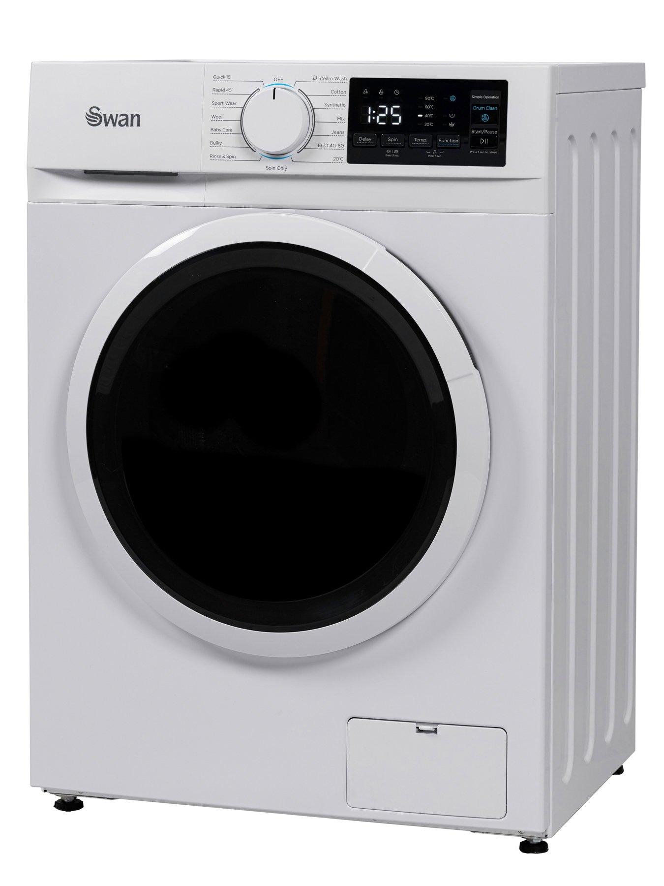  image of swan-sw75120w-8kg-loadnbsp1400-spin-freestanding-washing-machine-white