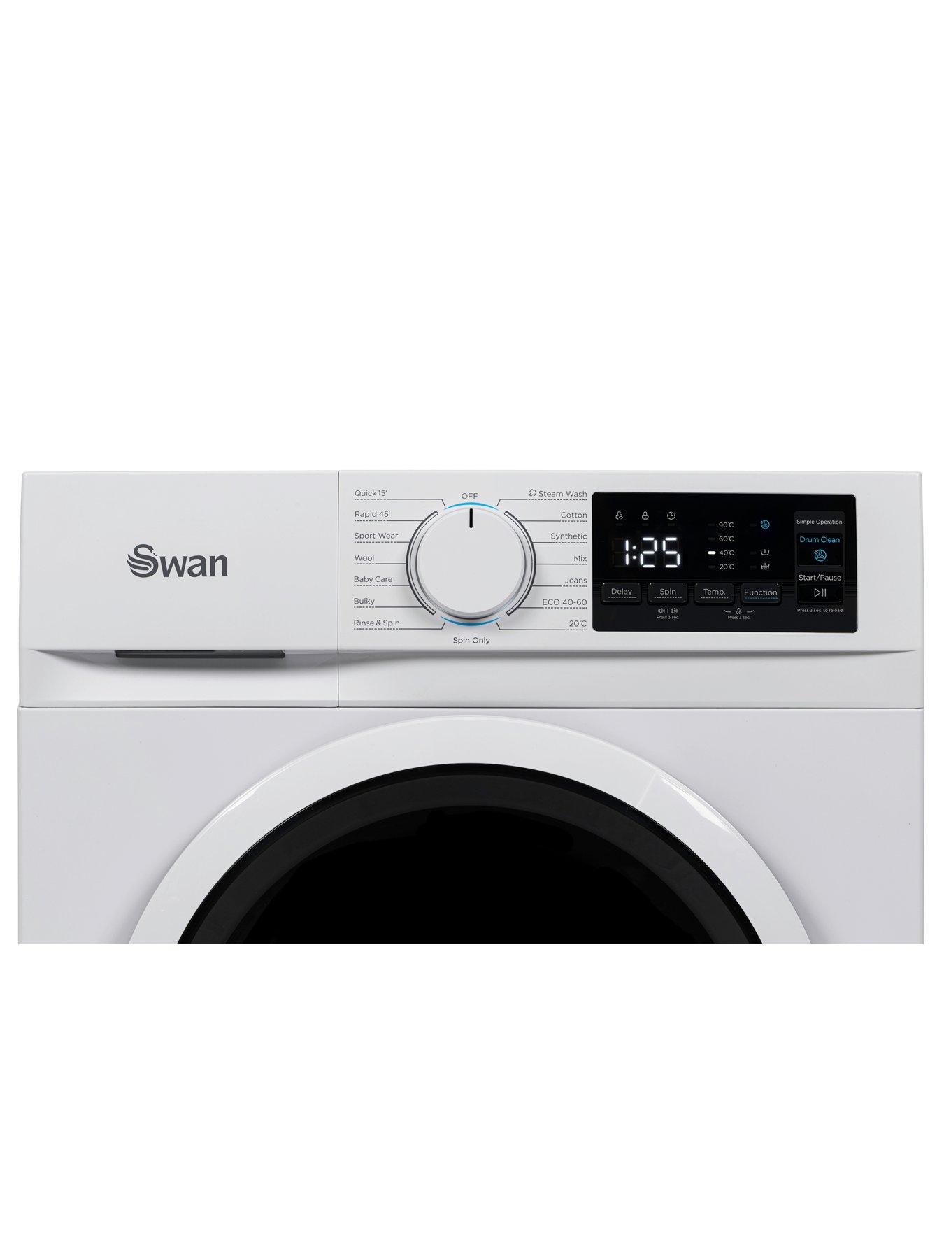  image of swan-sw75120w-8kg-loadnbsp1400-spin-freestanding-washing-machine-white
