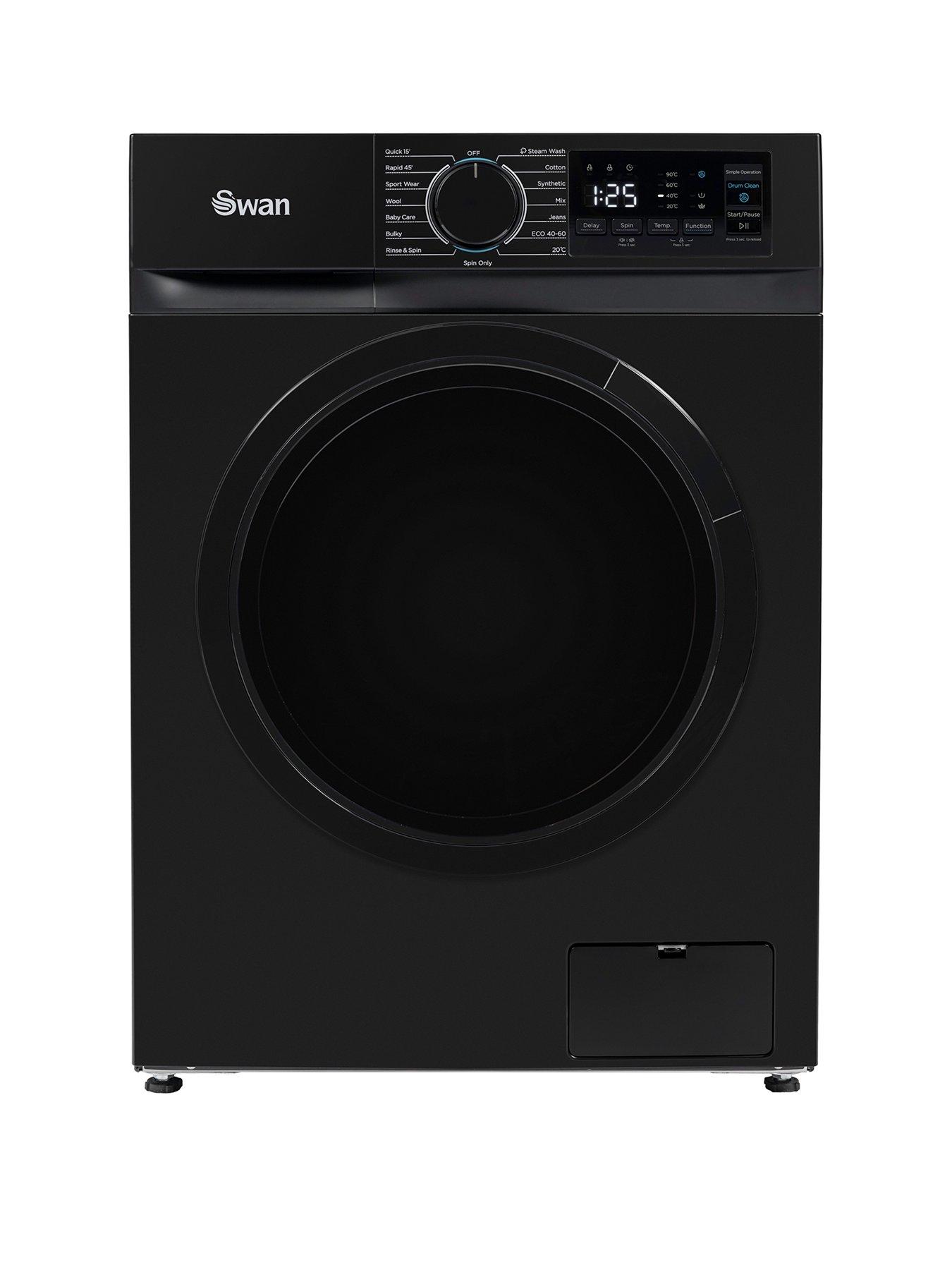 Swan SW75130B 9kg 1400 Spin Freestanding Washing Machine - Black