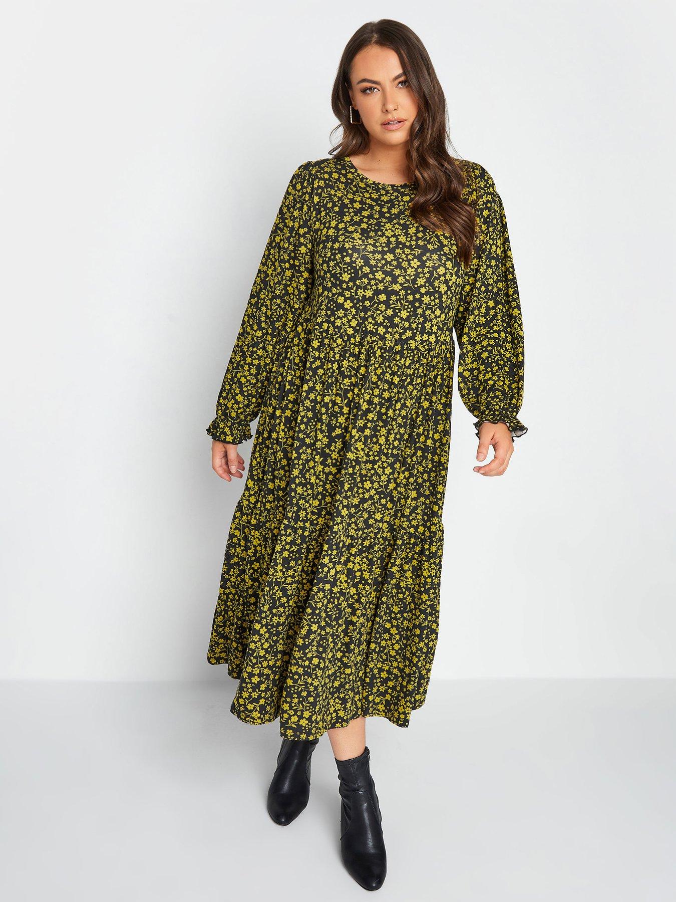 Pour Moi Green Elle Knit Midi Wrap Dress