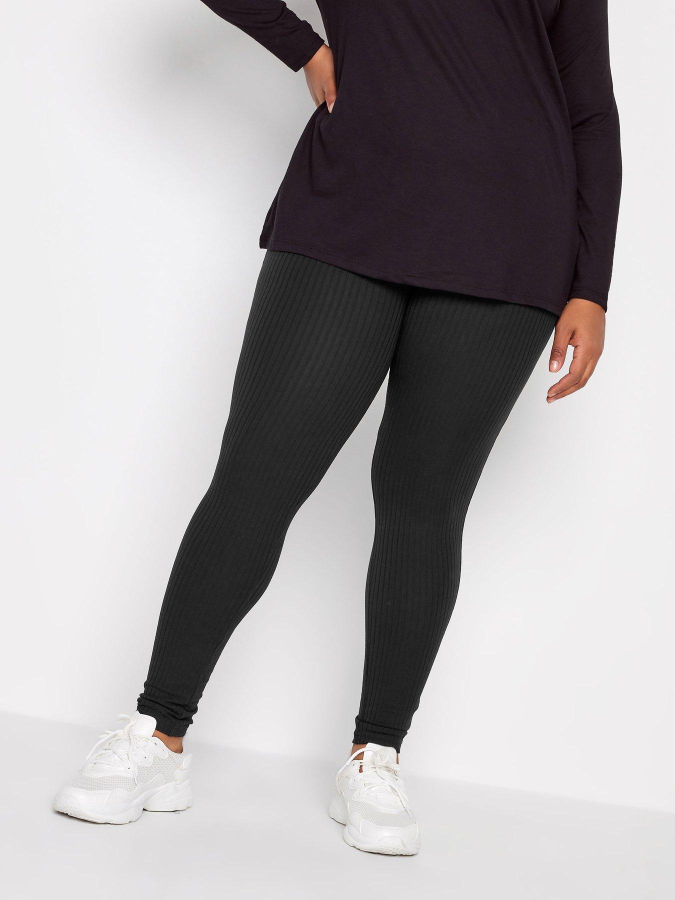 undefined Ribbed Legging Black