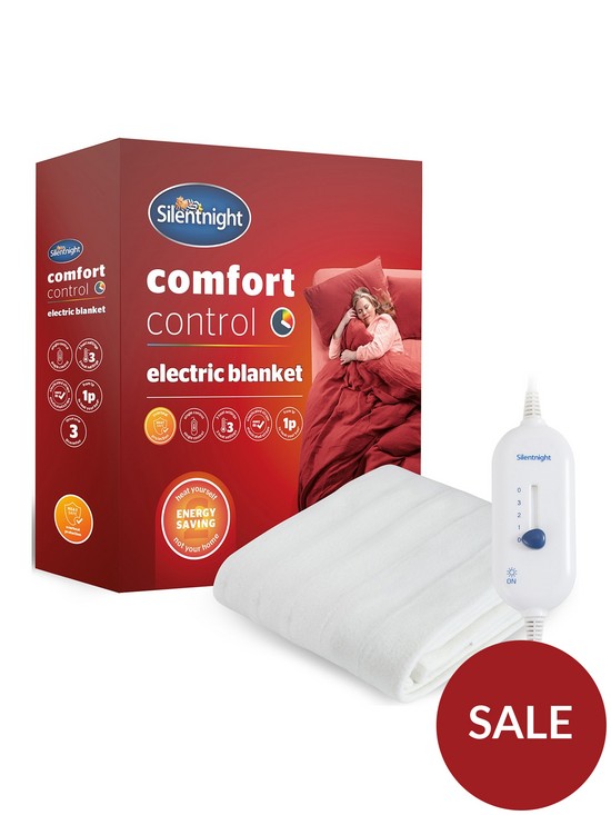 front image of silentnight-comfort-control-electric-blanket