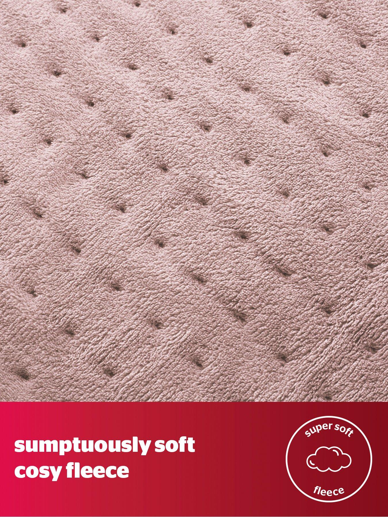  image of silentnight-luxury-heated-throw-9-heat-settings-blush-pink